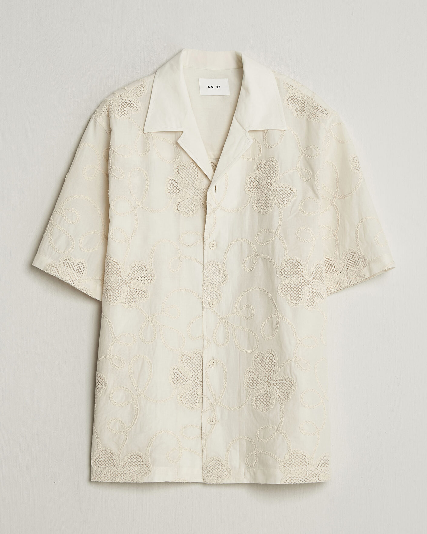 Men | Shirts | NN07 | Ben Flower Shirt Ivory
