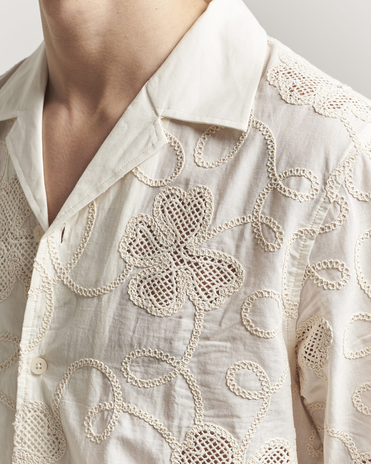 Men | Shirts | NN07 | Ben Flower Shirt Ivory