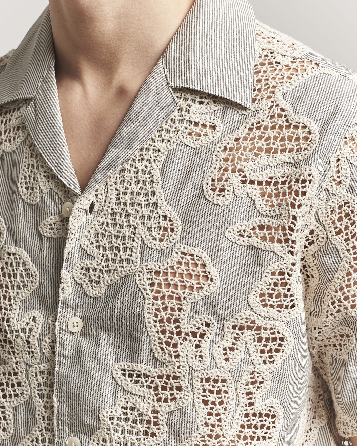 Men | Shirts | NN07 | Julio Flower Short Sleeve Shirt Deep Truffle