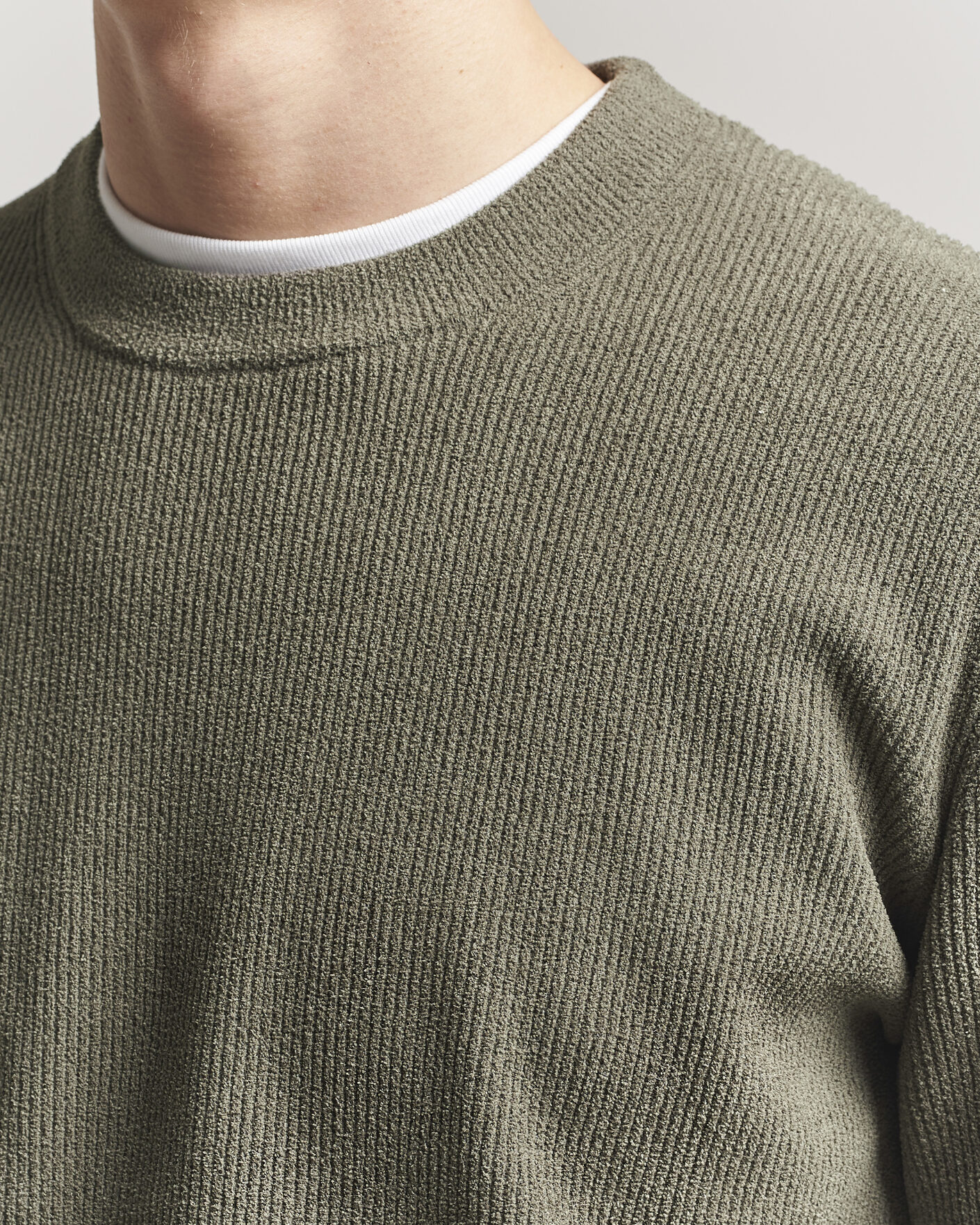Men | Sweaters & Knitwear | NN07 | Danny Knitted Sweater Capers Green