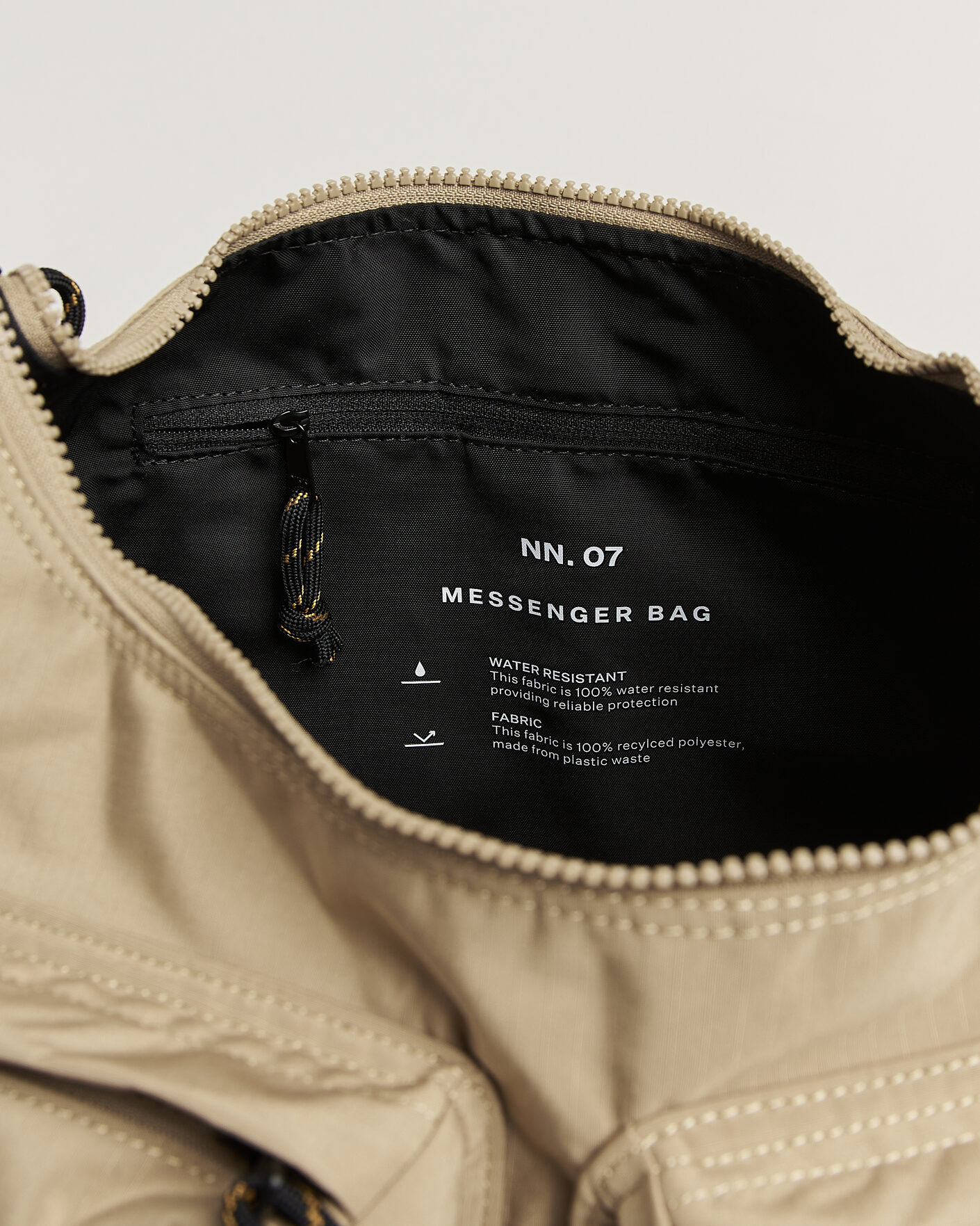Men | Bags | NN07 | Nylon Ripstop Messenger Bag Desert Khaki