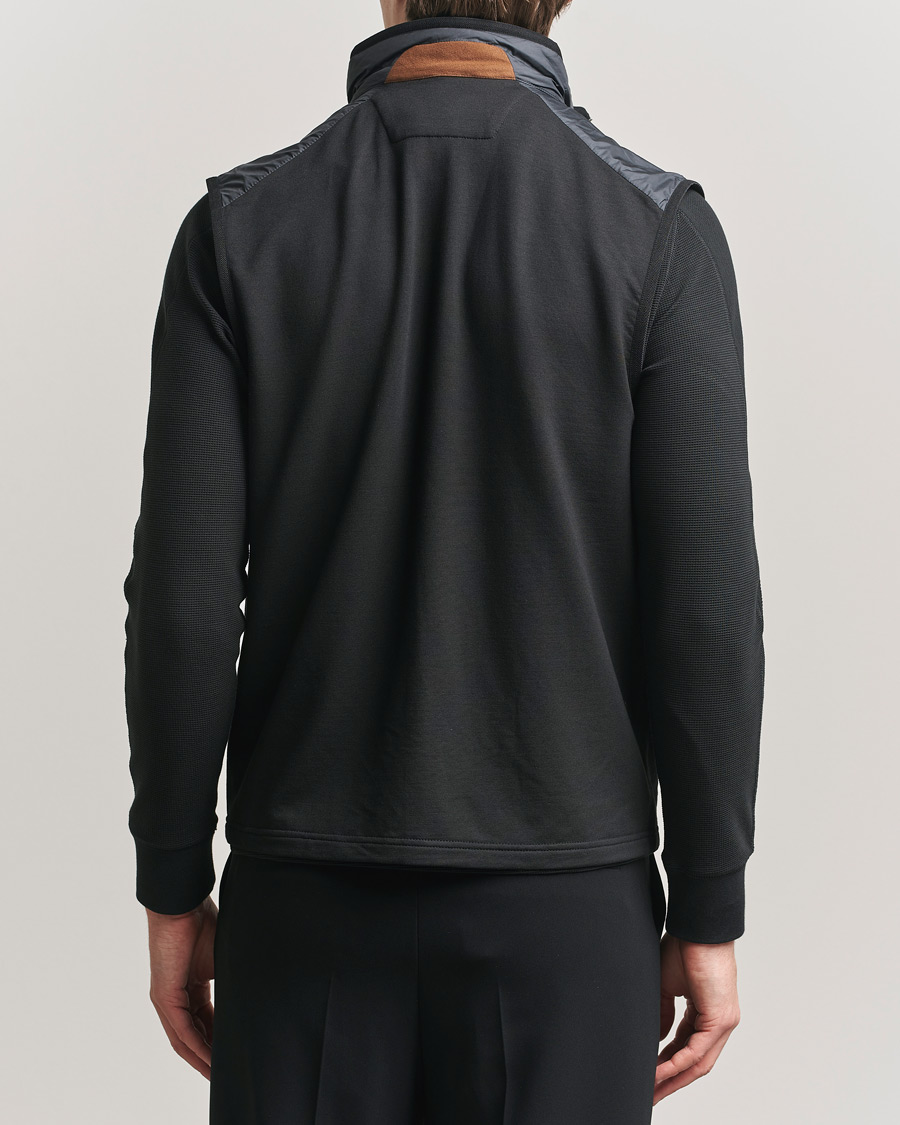 RLX Ralph Lauren Performance Wool Vest Polo Black at CareOfCarl.com