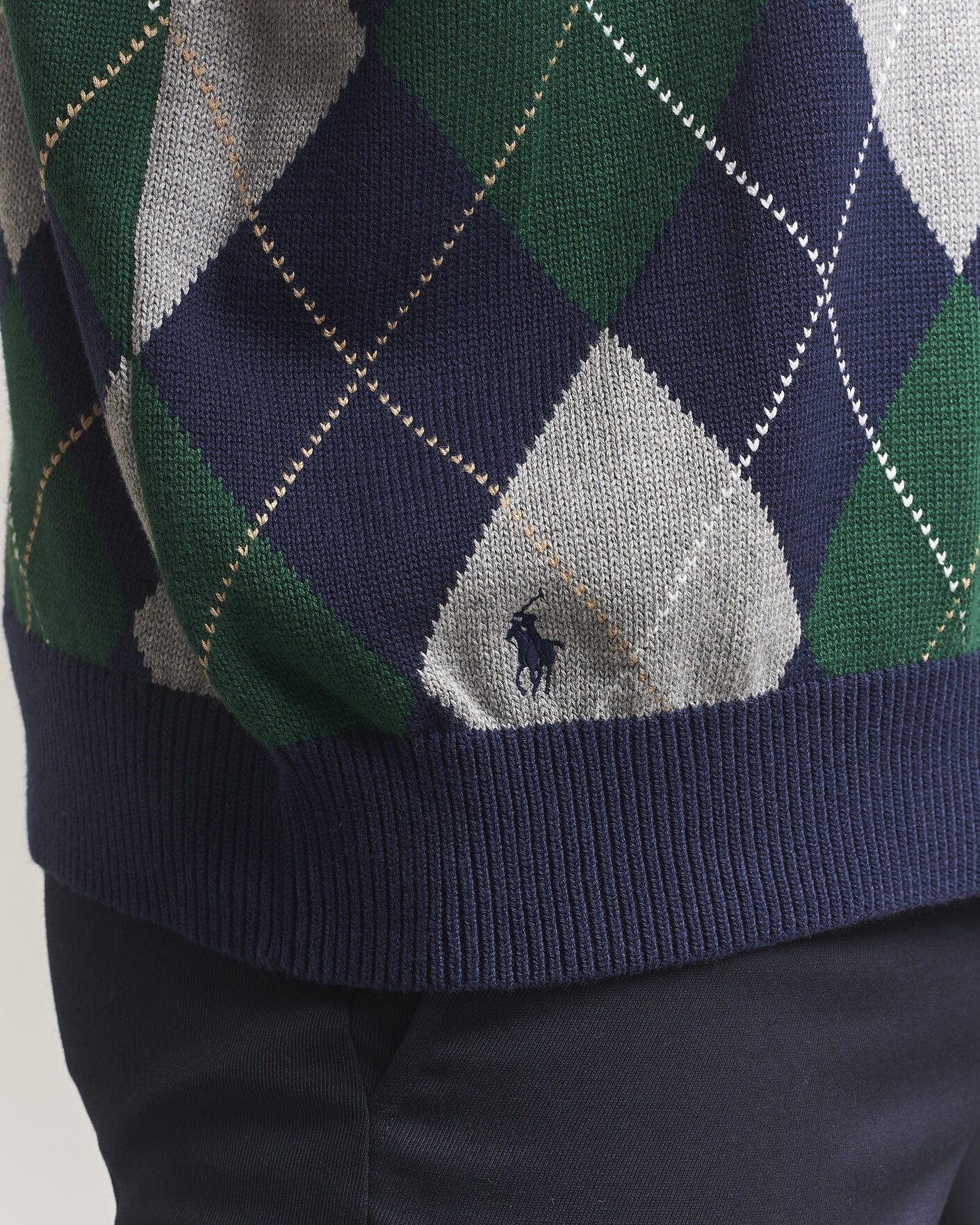 RLX Ralph Lauren Cotton Coolmax Vest Argyle Multi at CareOfCarl.com