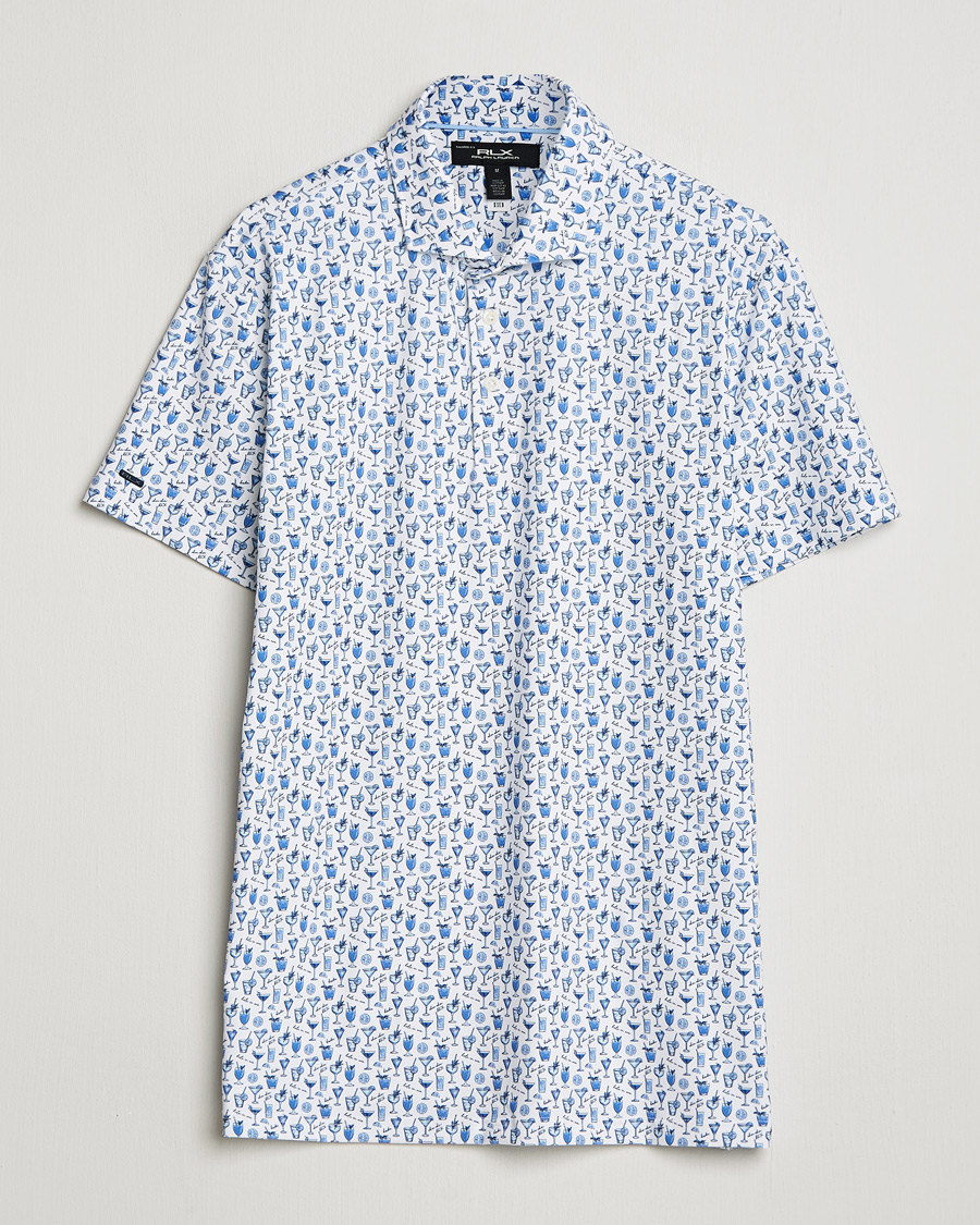RLX Ralph Lauren Airflow Polo Printed Ceramic White Chin at