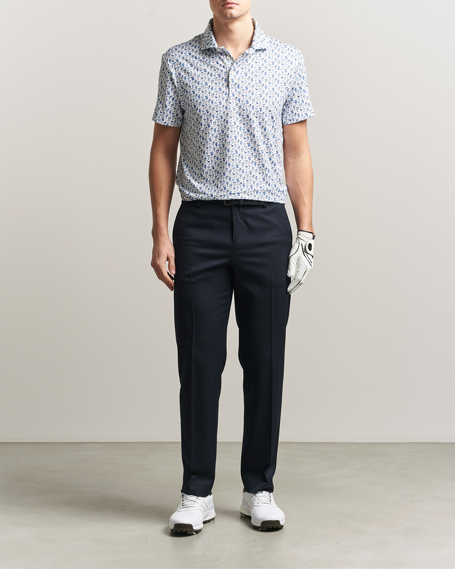 RLX Ralph Lauren Airflow Polo Printed Ceramic White Chin at