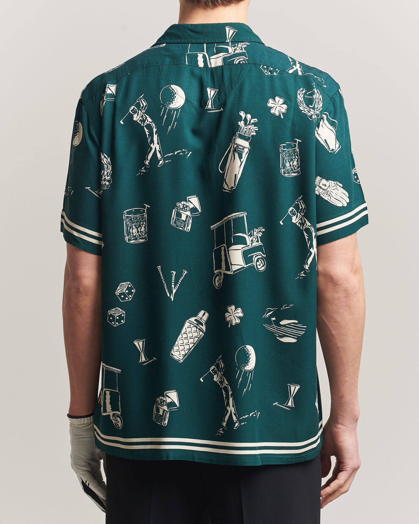 RLX Ralph Lauren Short Sleeve Golf Shirt Par-Tee on the Greens at