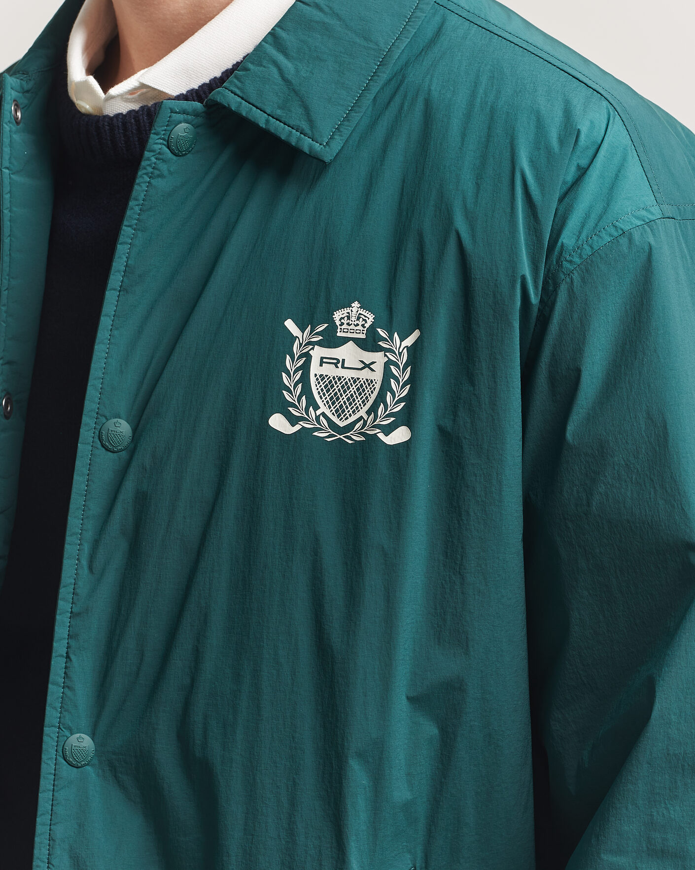 Men | Coats & Jackets | RLX Ralph Lauren | Coach Jacket Moss Agate