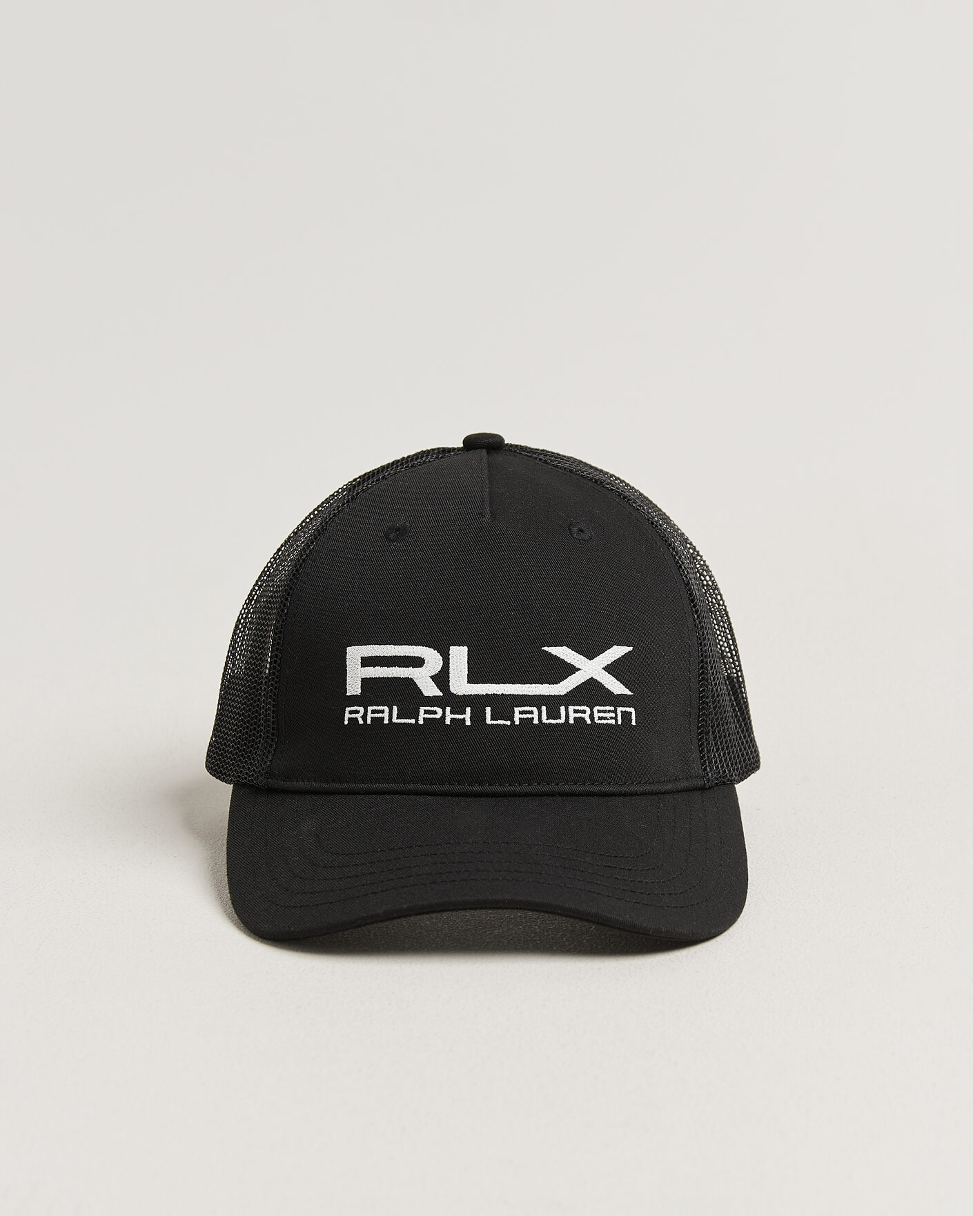 RLX Ralph Lauren Trucker Golf Cap Black at CareOfCarl.com