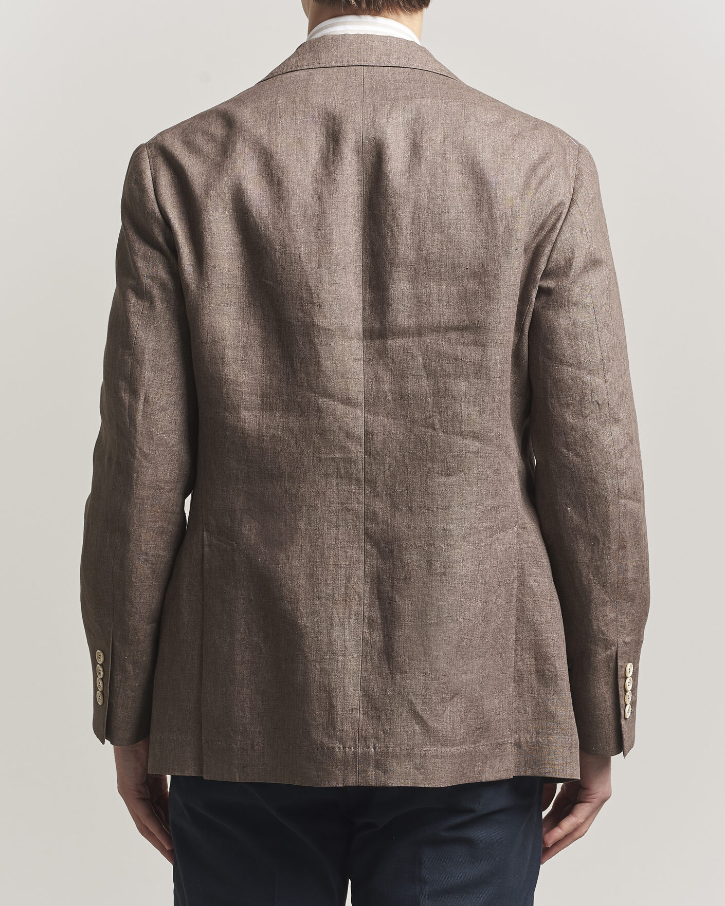 Men | Blazers | Brunello Cucinelli | Linen Blazer Dark Brown