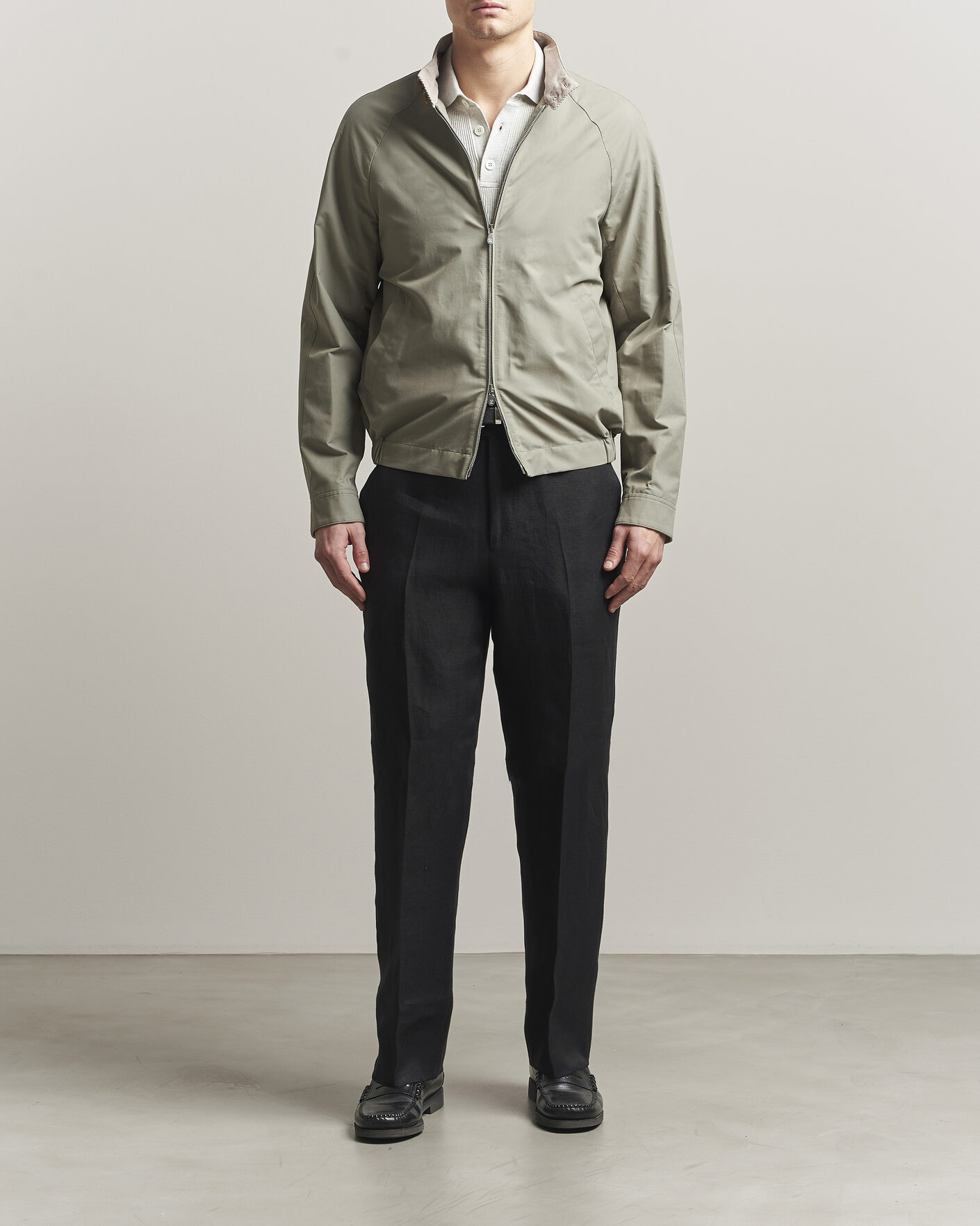 Men | Coats & Jackets | Brunello Cucinelli | Raglan Harrington Jacket Olive