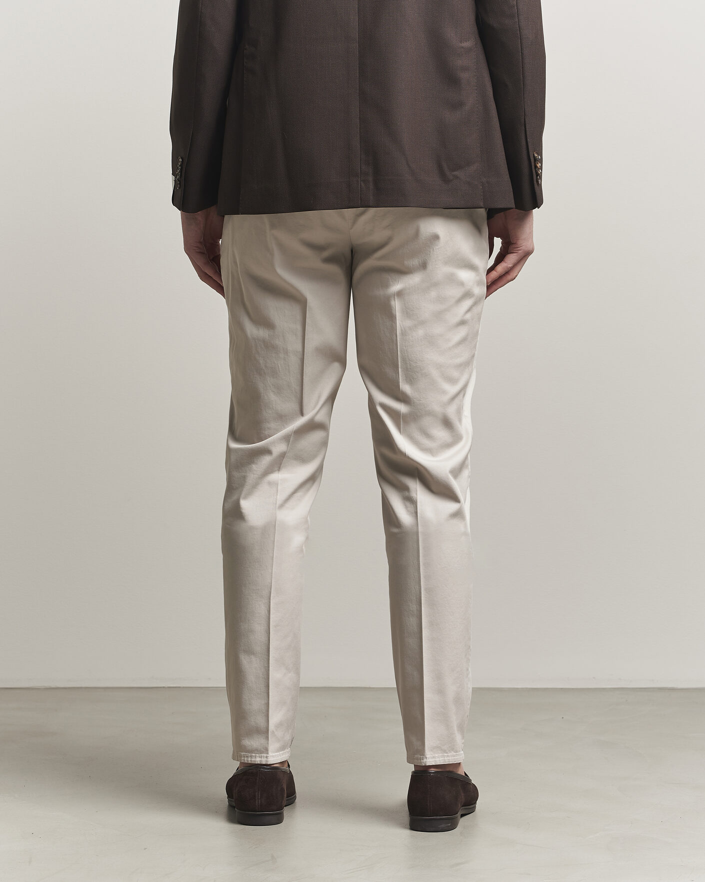 Men | Trousers | Brunello Cucinelli | Slim Fit Chinos Light Beige