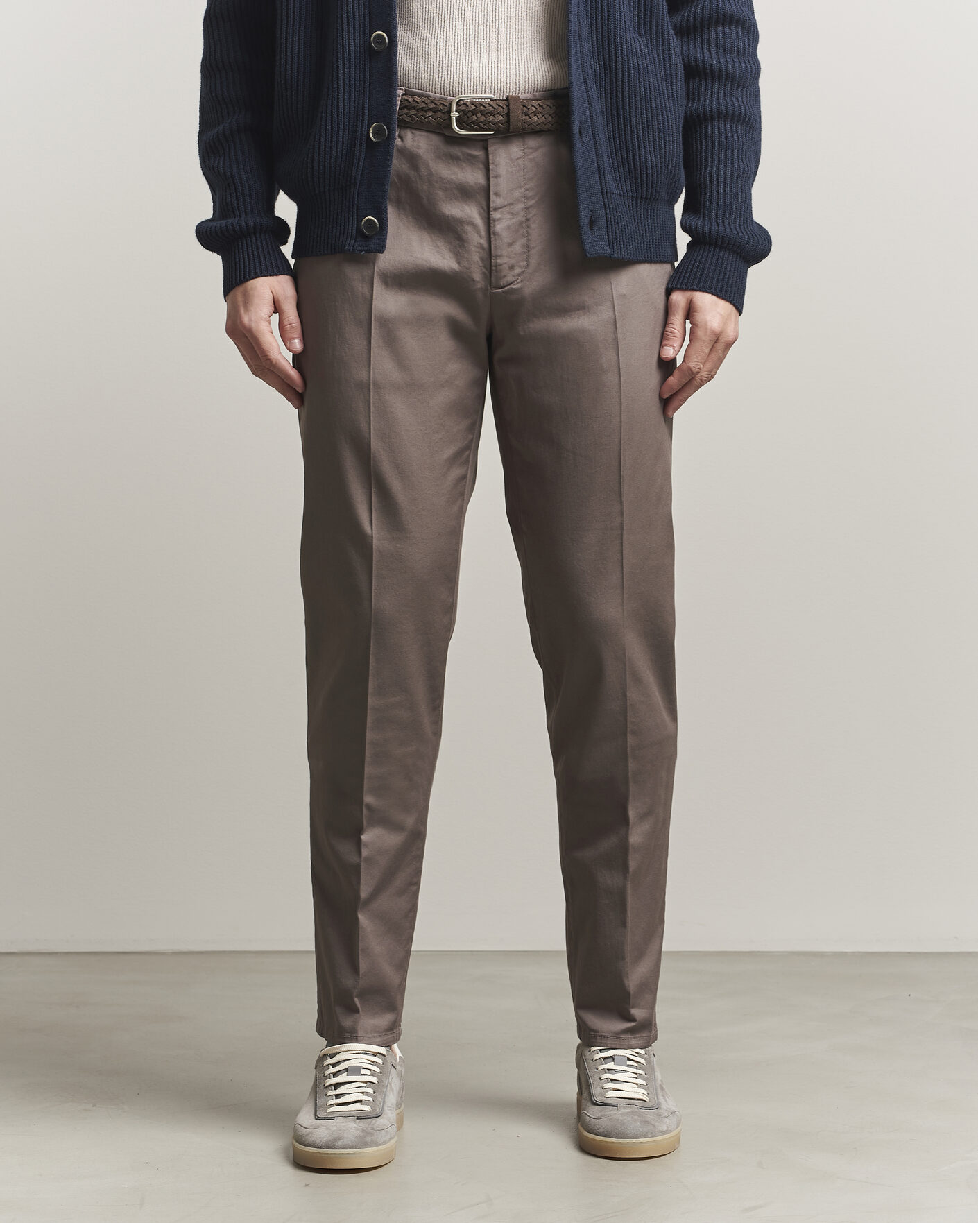 Men | Trousers | Brunello Cucinelli | Slim Fit Chinos Brown