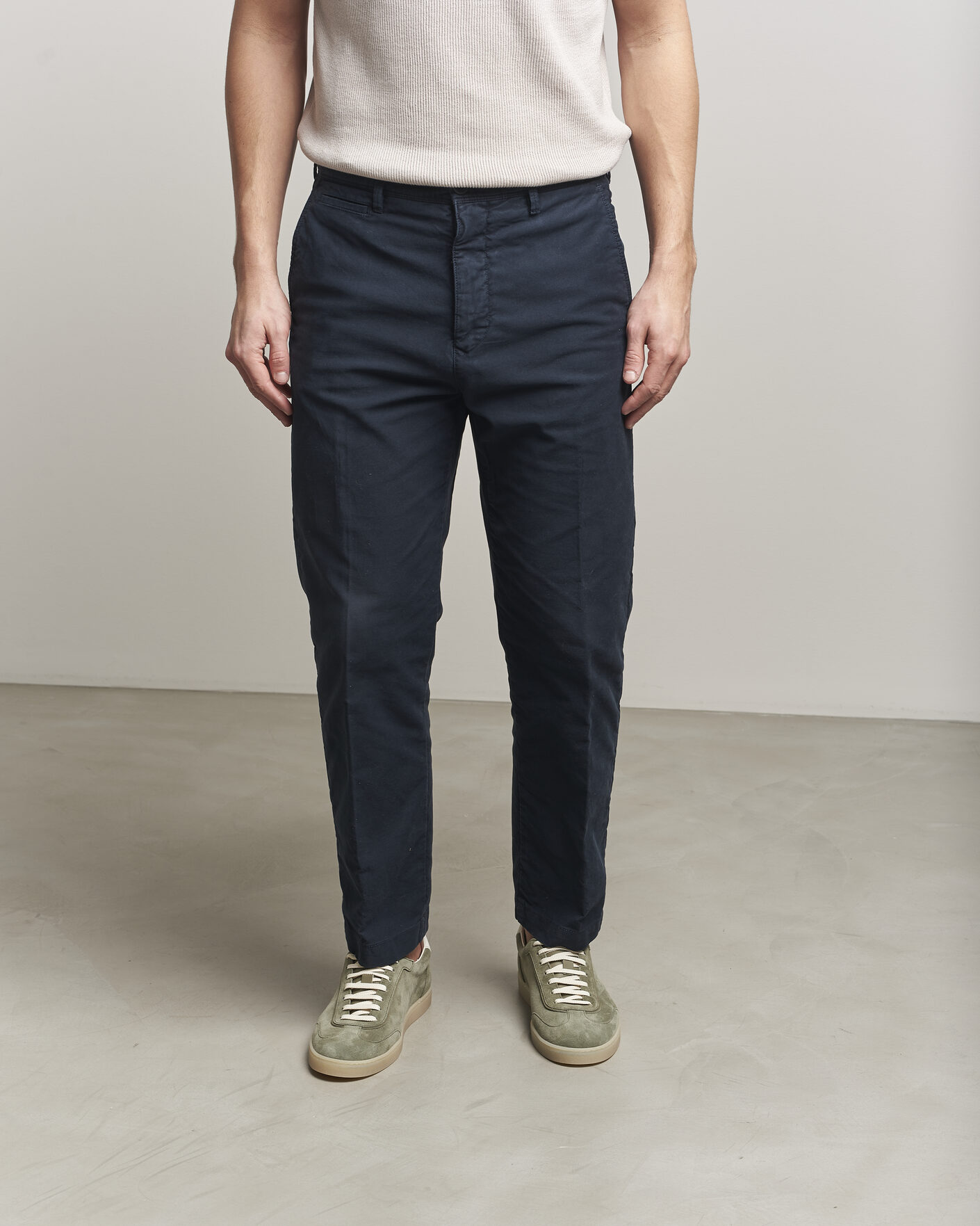 Brunello Cucinelli Low Top Sneakers Olive Suede at CareOfCarl.com