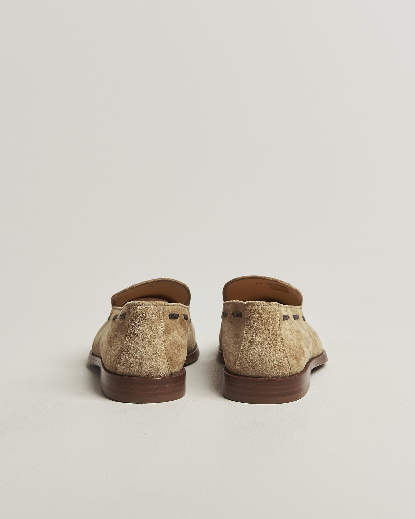 Brunello Cucinelli Tassel Loafers Siena Brown Suede at CareOfCarl.com