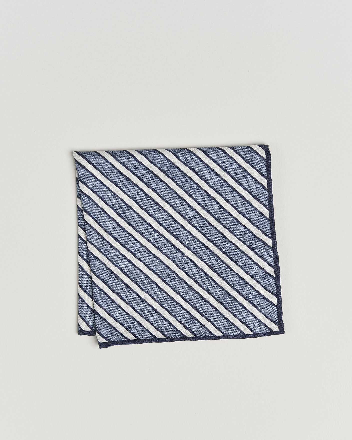 Men | Pocket Squares | Brunello Cucinelli | Striped Pocket Square Blue