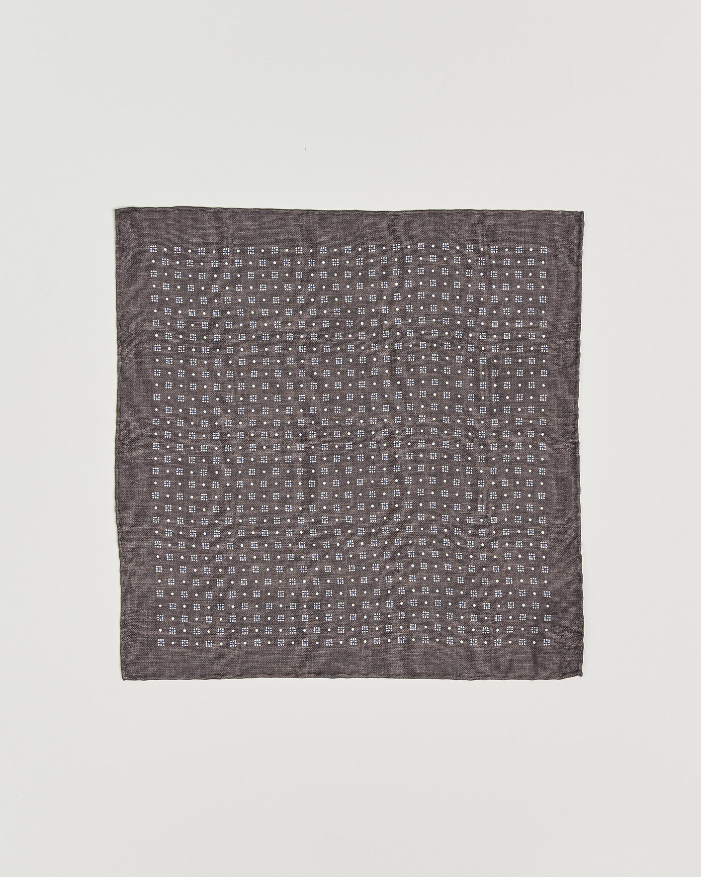 Men | Pocket Squares | Brunello Cucinelli | Printed Silk Pocket Square Brown
