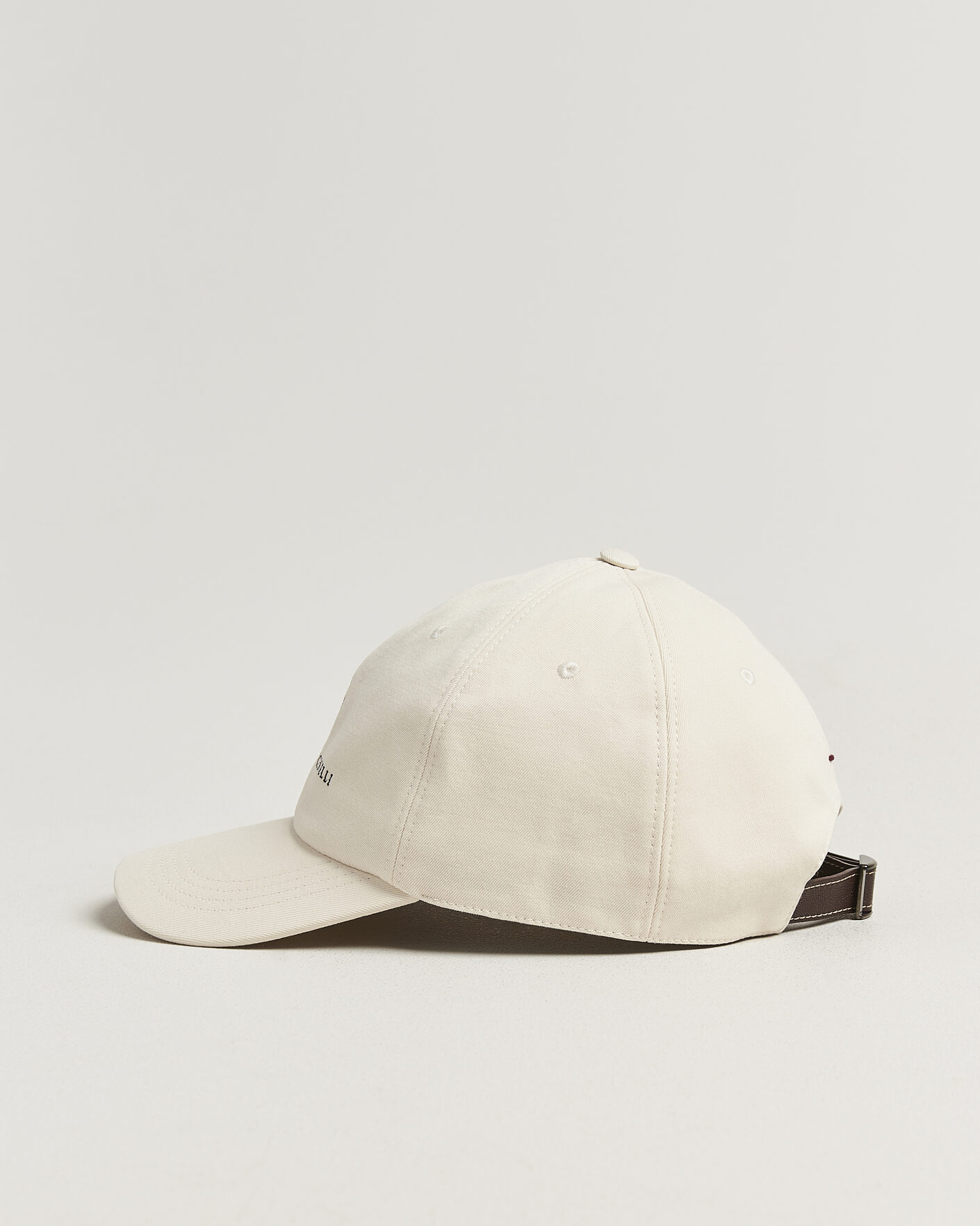 Men | Hats & Caps | Brunello Cucinelli | Twill Cotton Baseball Cap Off White