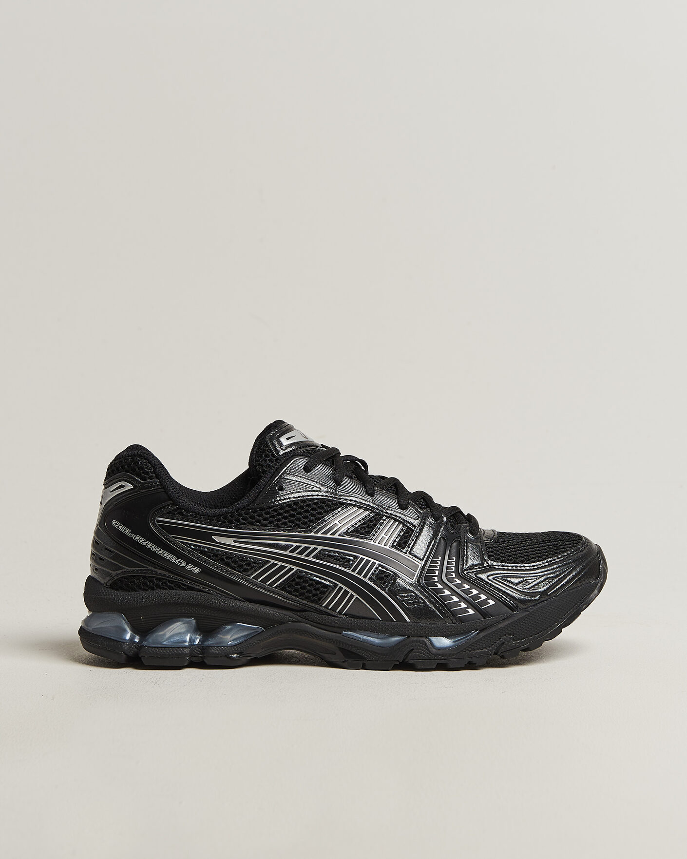 Asics Gel-Kayano 14 Black/Pure Silver at CareOfCarl.com