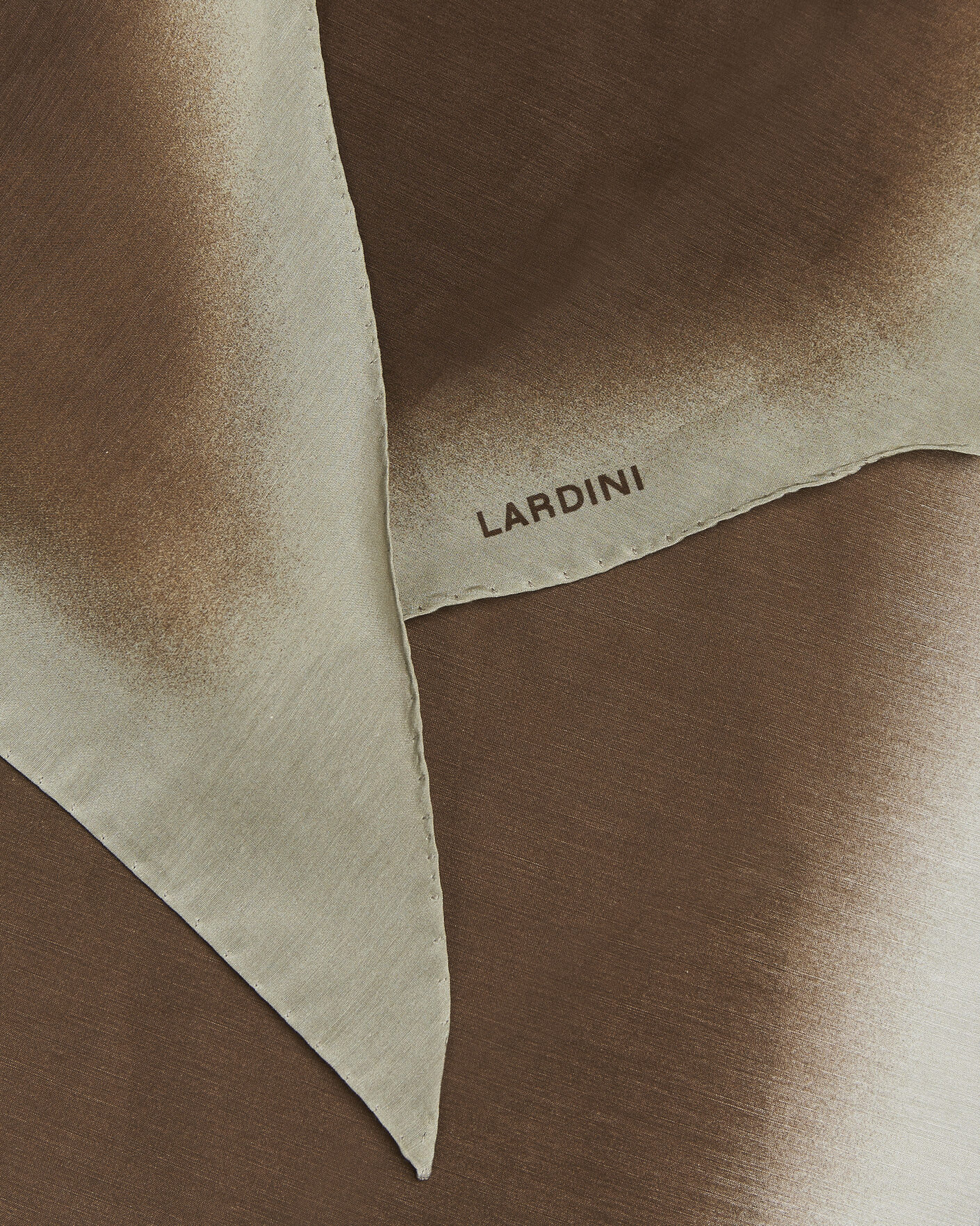 Men | Dress Scarves | Lardini | Cotton/Silk Scarf Brown