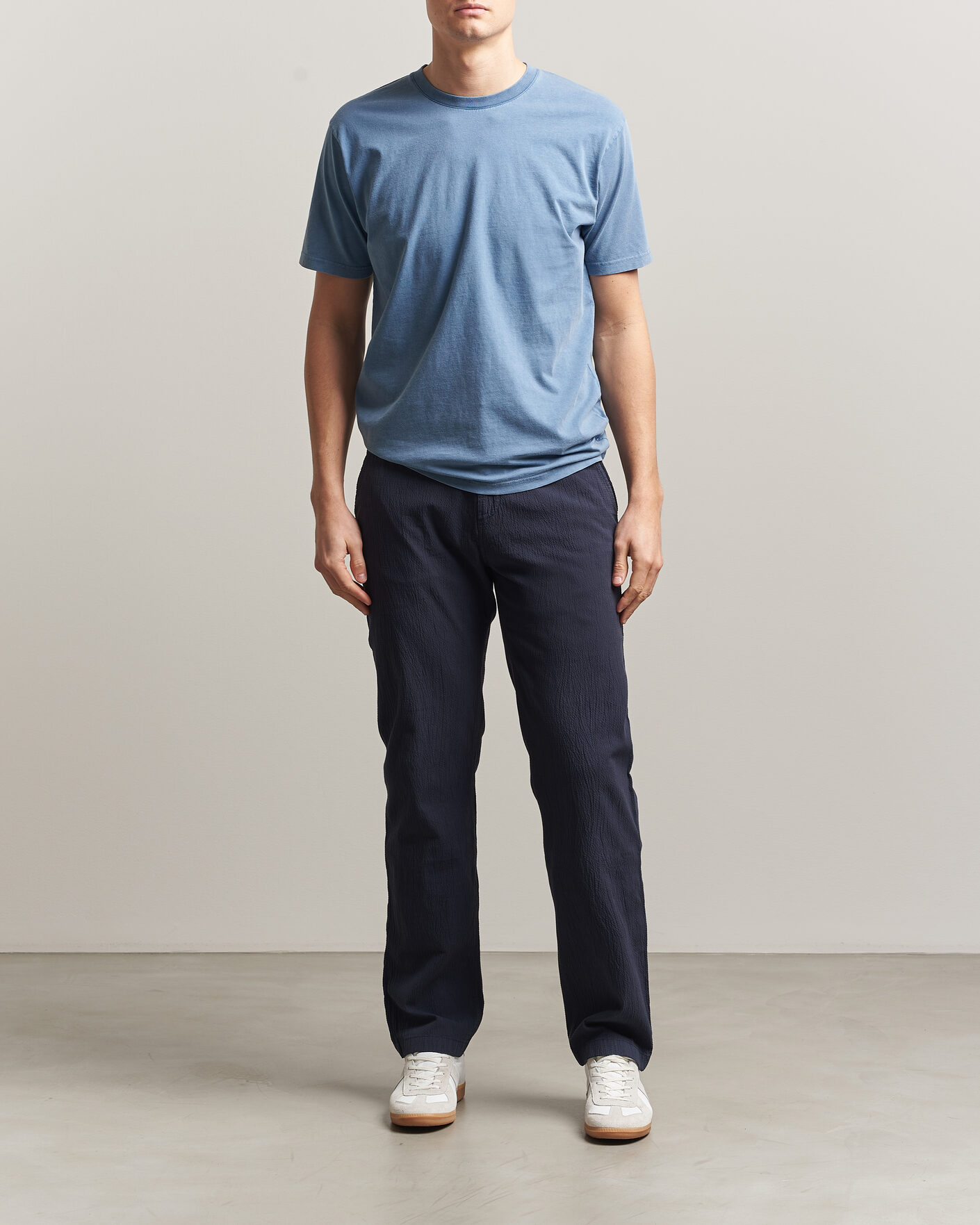 Men | T-Shirts | Colorful Standard | Classic Organic T-Shirt Faded Indigo