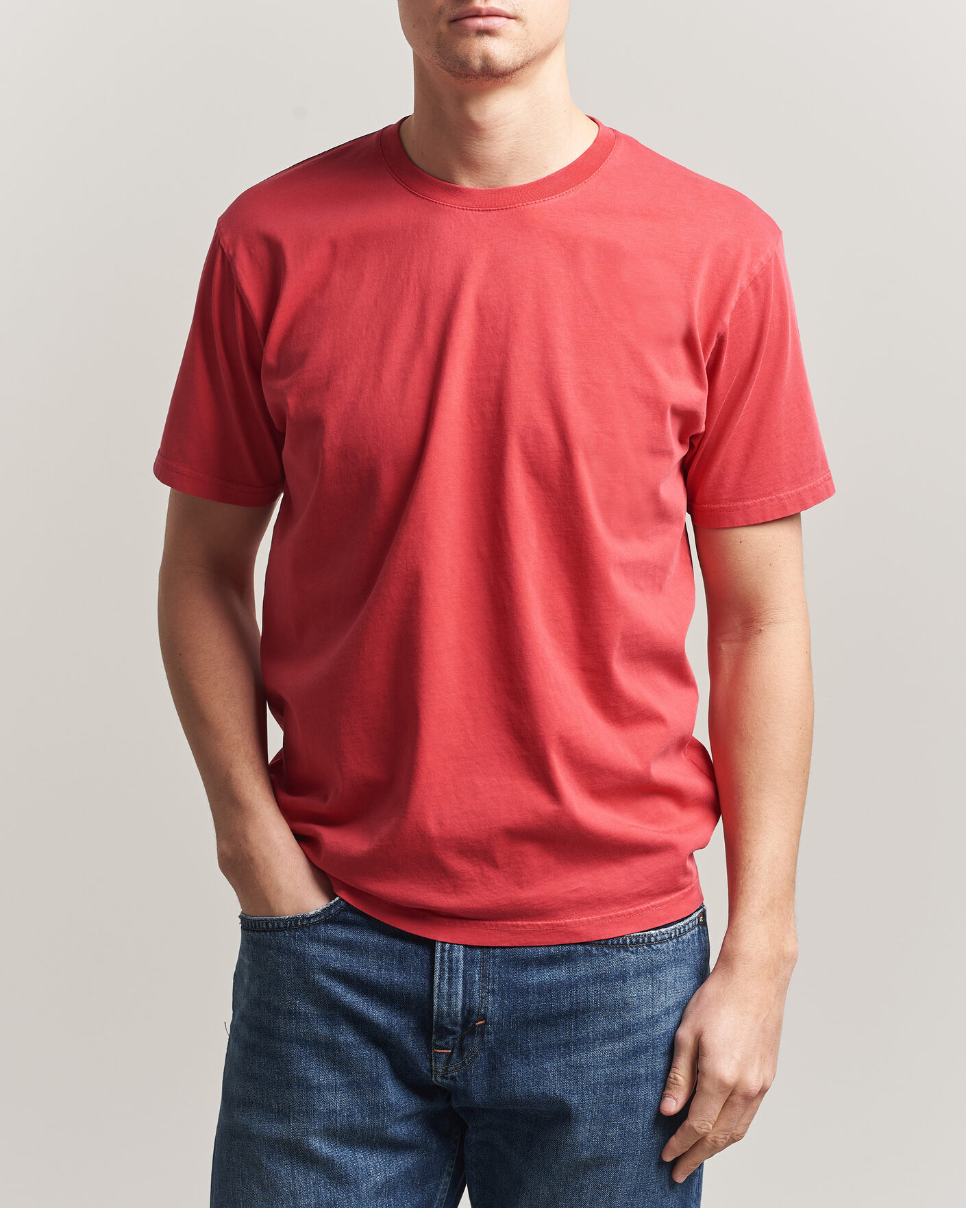 Men | T-Shirts | Colorful Standard | Classic Organic T-Shirt Faded Red