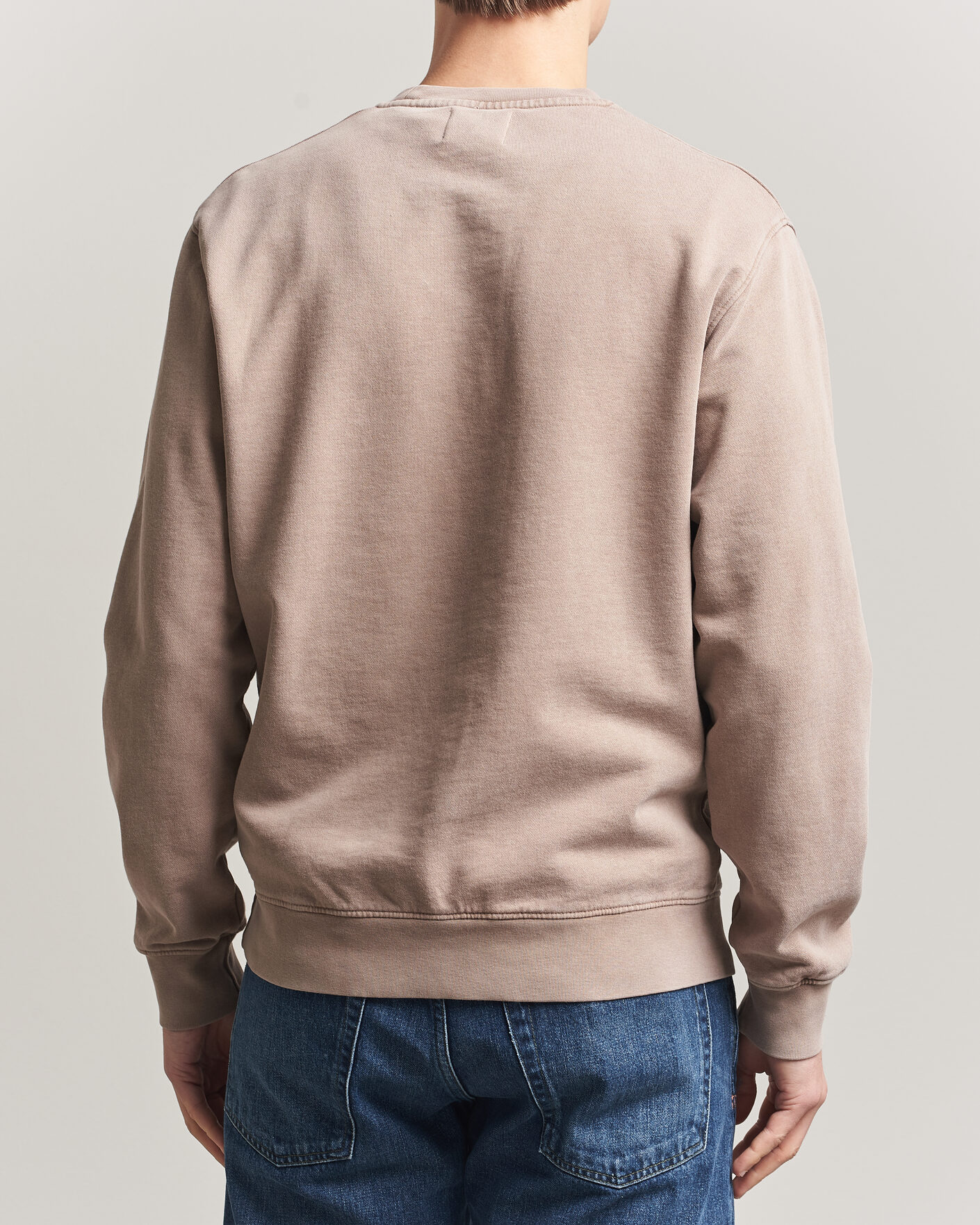 Men | Sweaters & Knitwear | Colorful Standard | Classic Organic Crew Neck Sweat Faded Khaki