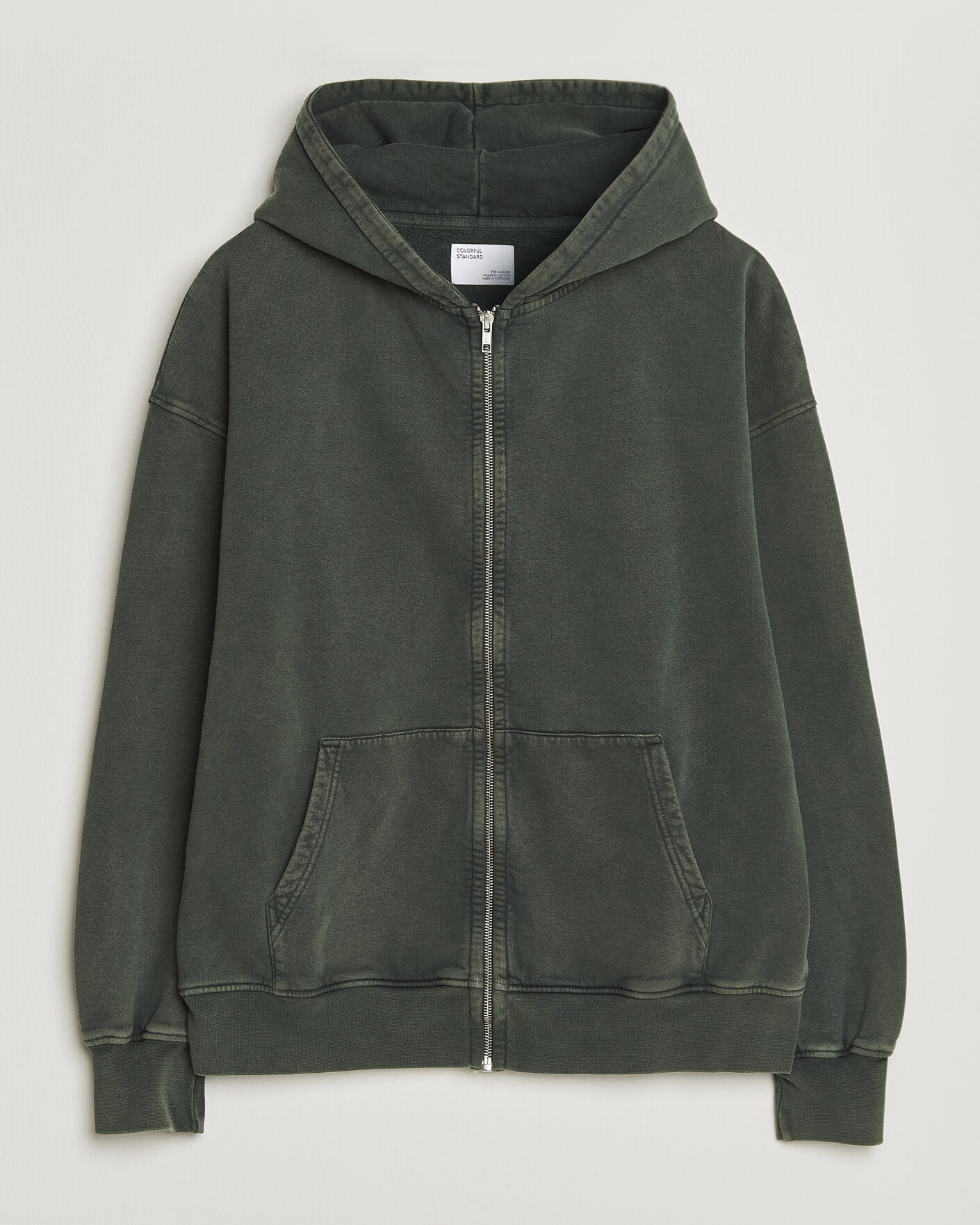 Men | Sweaters & Knitwear | Colorful Standard | Classic Organic Full Zip Hoodie Midnight Forest