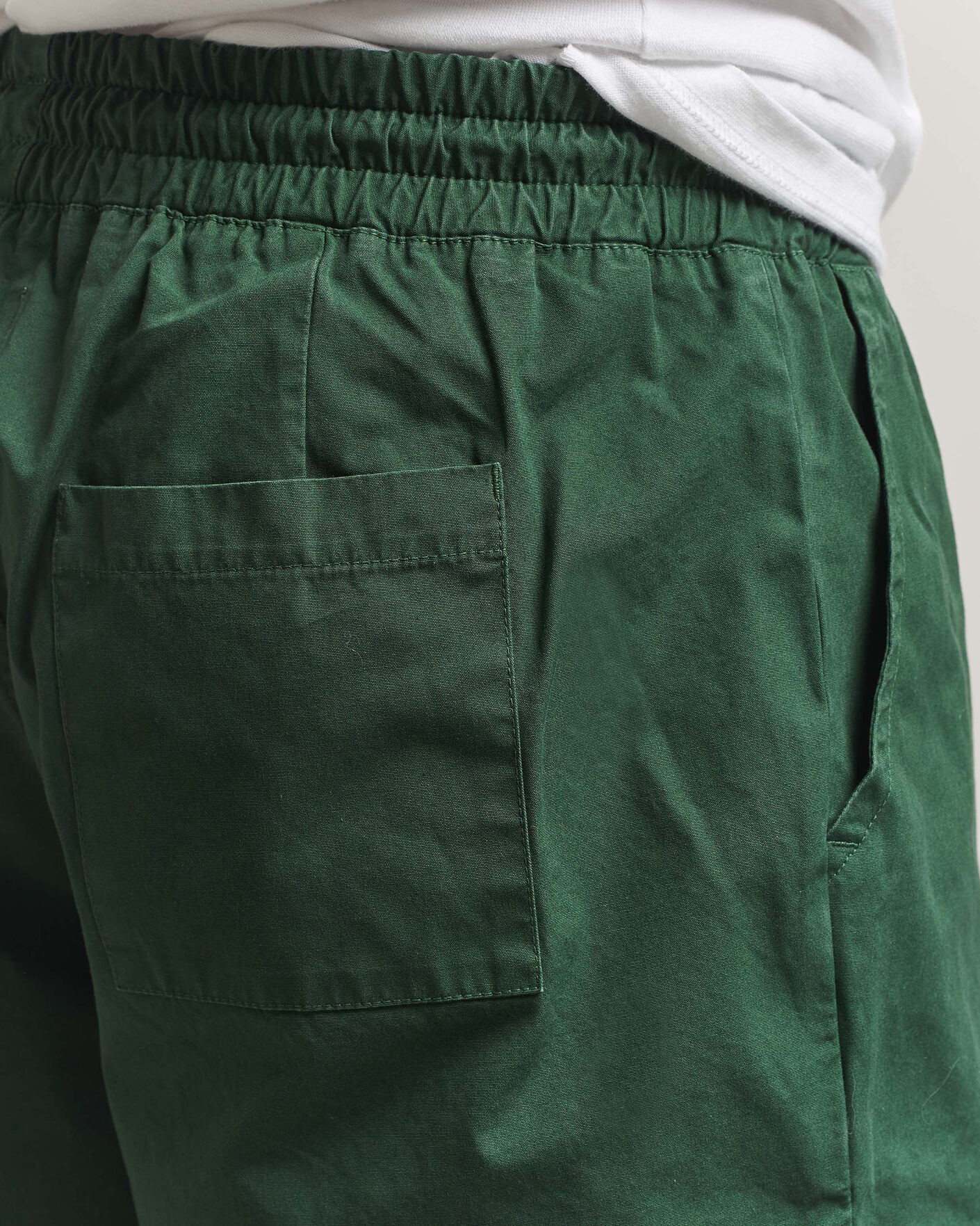 Men | Shorts | Colorful Standard | Classic Organic Twill Drawstring Shorts Emerald Green