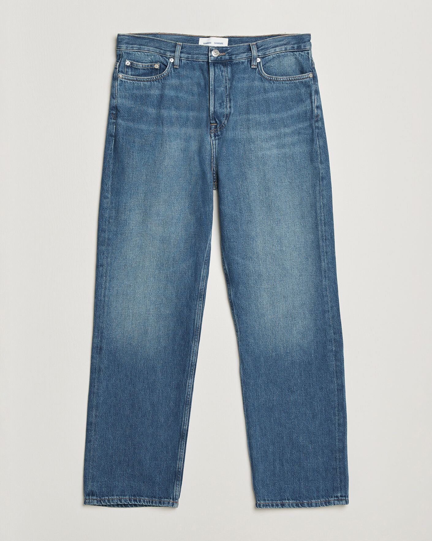 Men | Trousers | Samsøe Samsøe | Eddie Regular Fit Jeans Fluid Blue