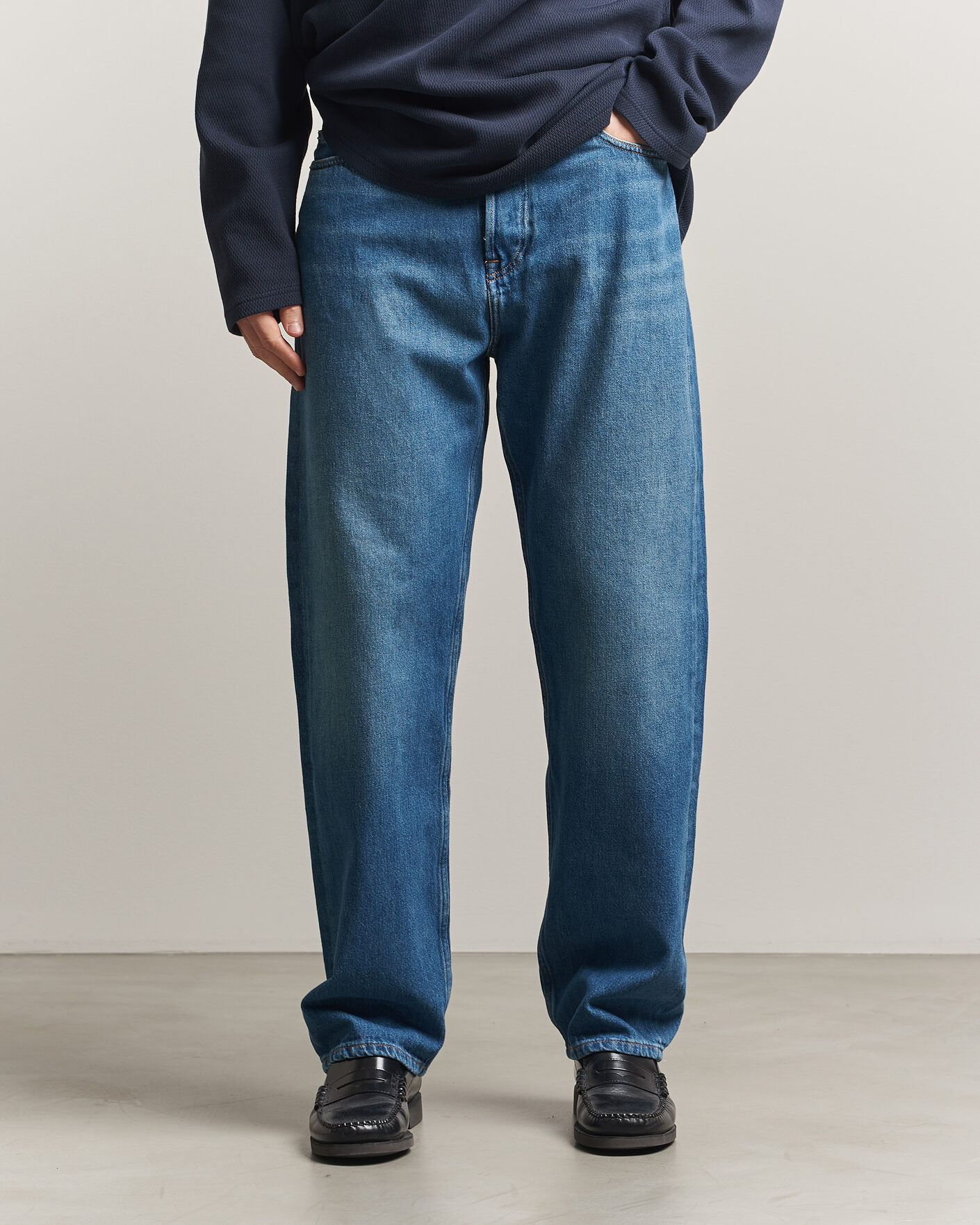 Men | Trousers | Samsøe Samsøe | Eddie Regular Fit Jeans Fluid Blue