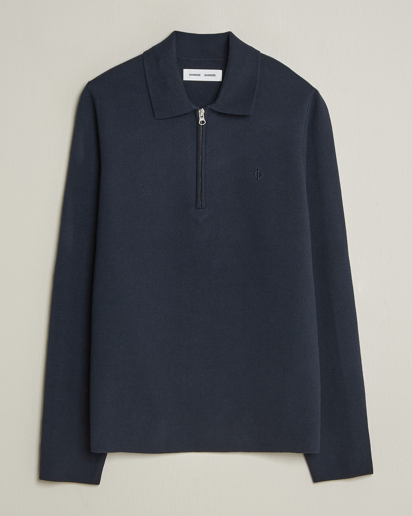 Men | Sweaters & Knitwear | Samsøe Samsøe | Guna Half Zip Salute Navy