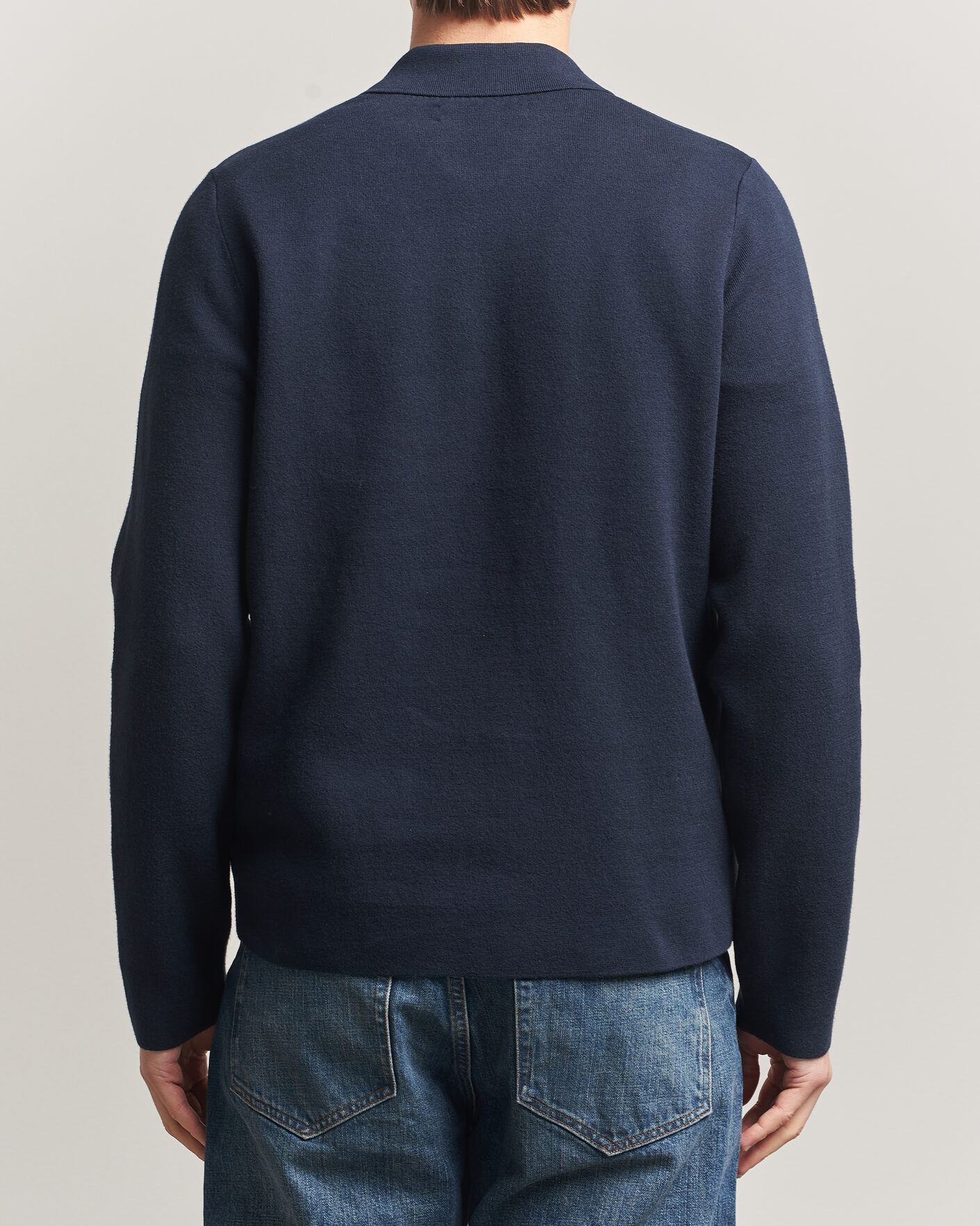 Men | Sweaters & Knitwear | Samsøe Samsøe | Guna Half Zip Salute Navy