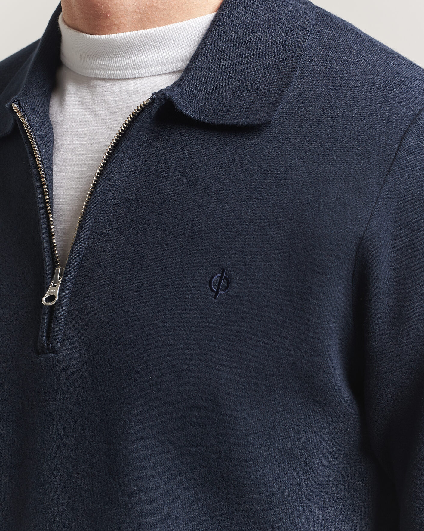 Men | Sweaters & Knitwear | Samsøe Samsøe | Guna Half Zip Salute Navy