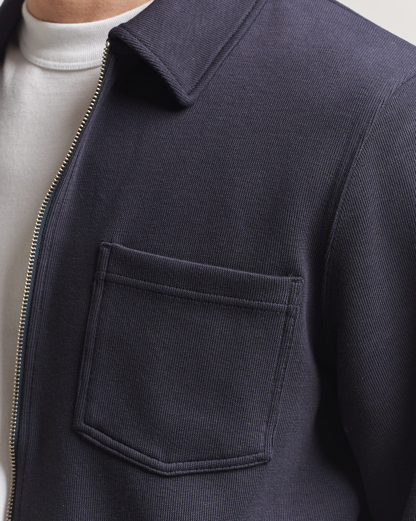 Men | Sweaters & Knitwear | Samsøe Samsøe | Hannes Full Zip Salute Navy