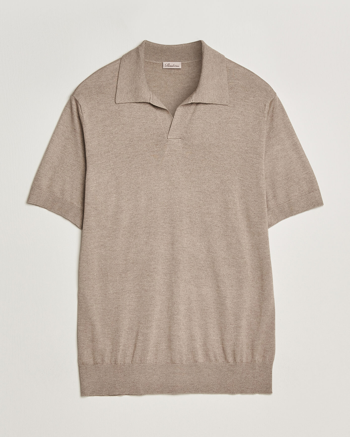 Stenströms Silk/Cashmere Polo Taupe at CareOfCarl.com