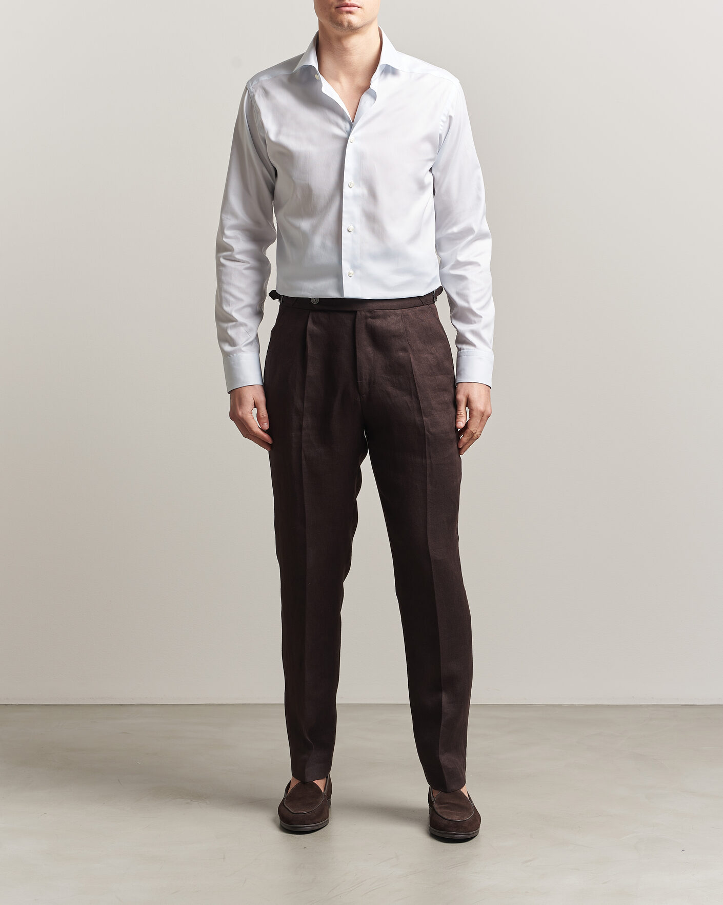 Men | Shirts | Eton | Slim Fit Signature Oxford Shirt Light Blue