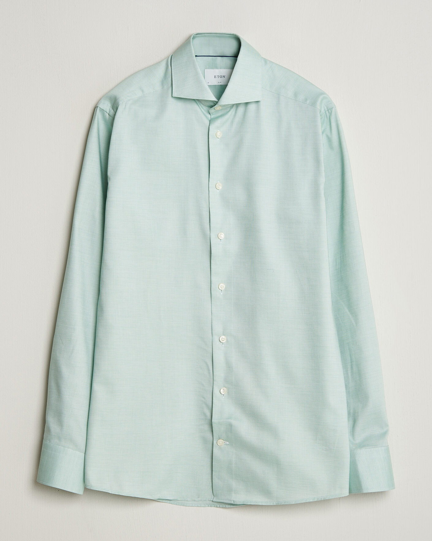 Men | Shirts | Eton | Slim Fit Signature Oxford Shirt Mid Green