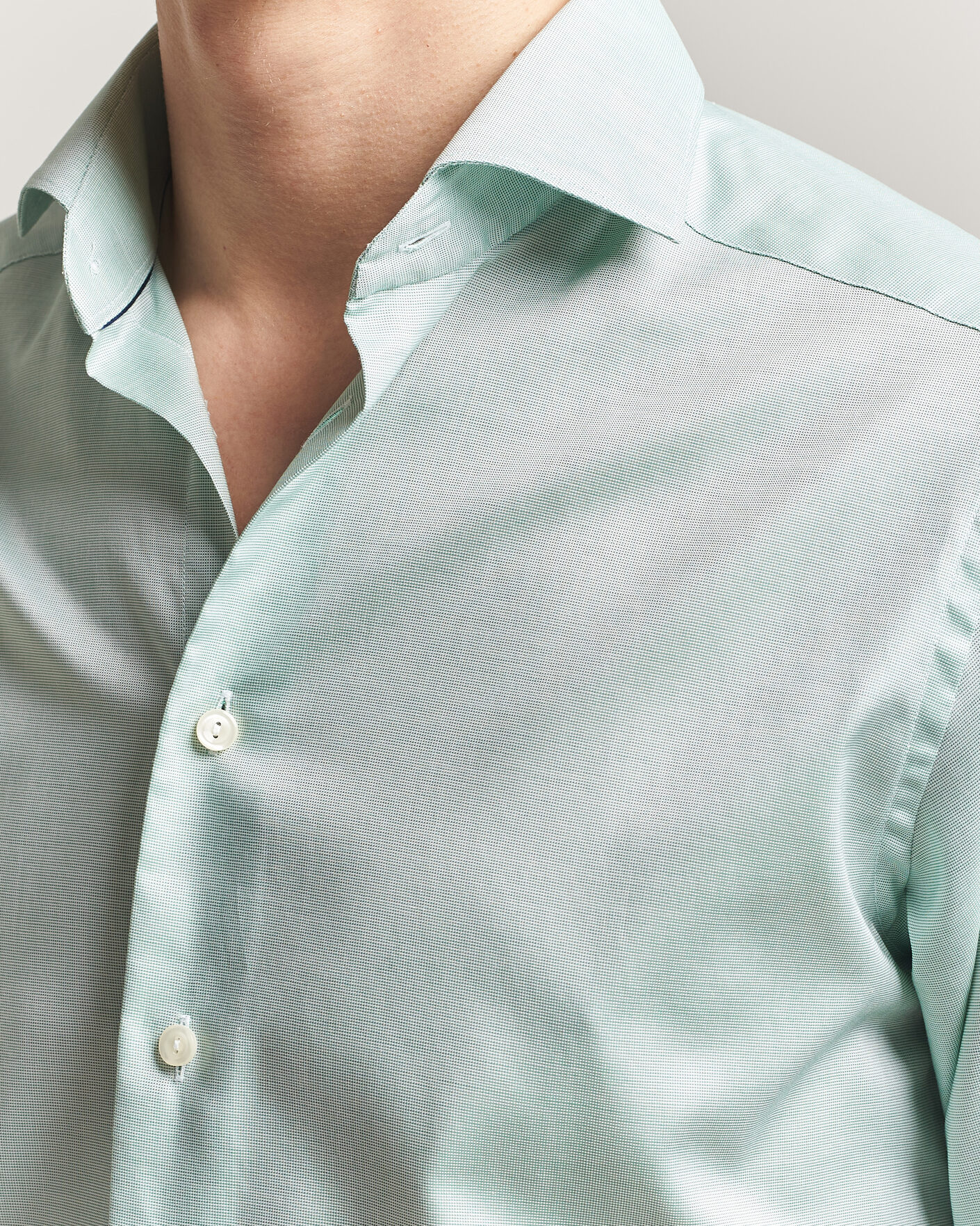 Men | Shirts | Eton | Slim Fit Signature Oxford Shirt Mid Green