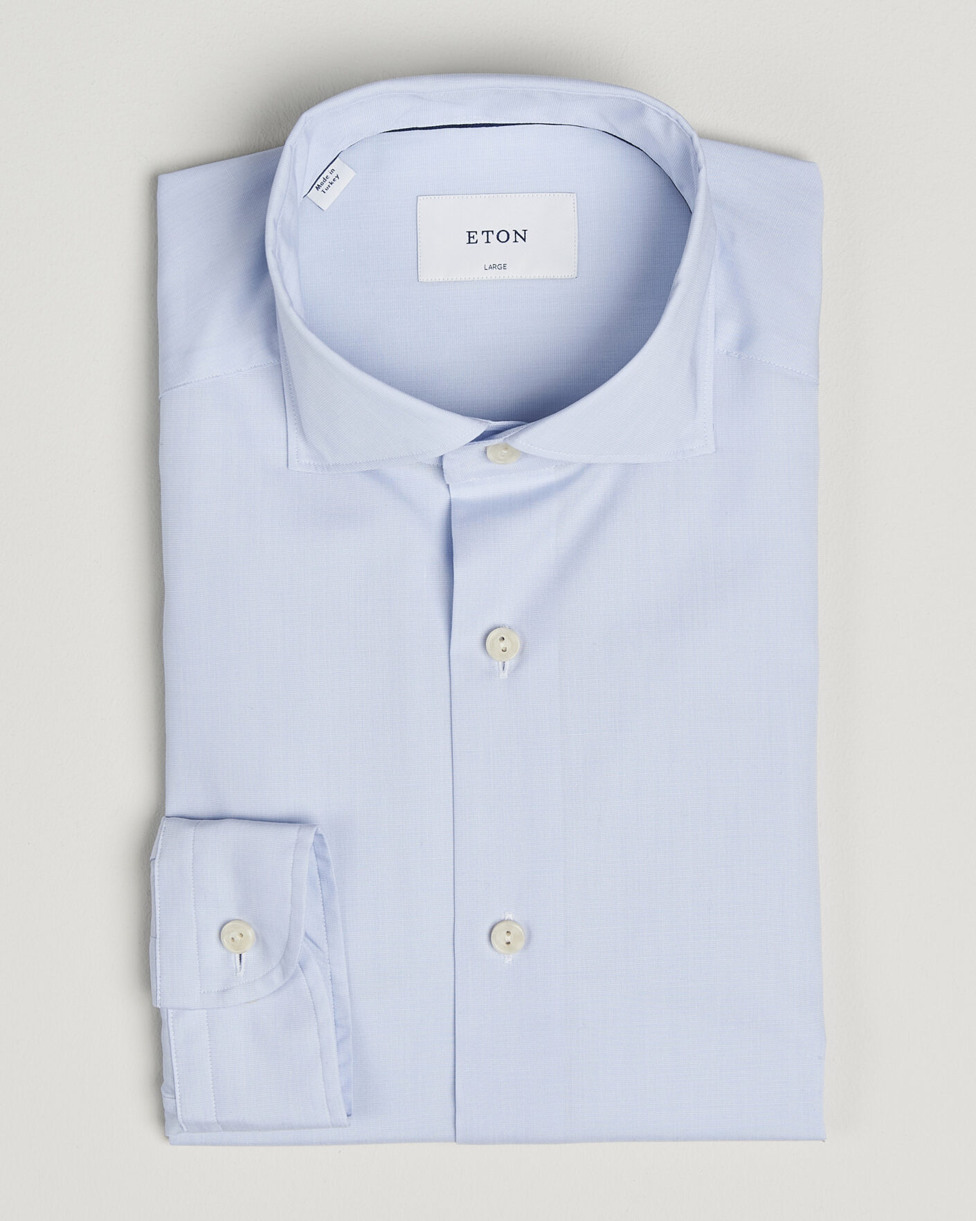 Men | Shirts | Eton | Casual Fit Breeze Poplin Shirt Light Blue