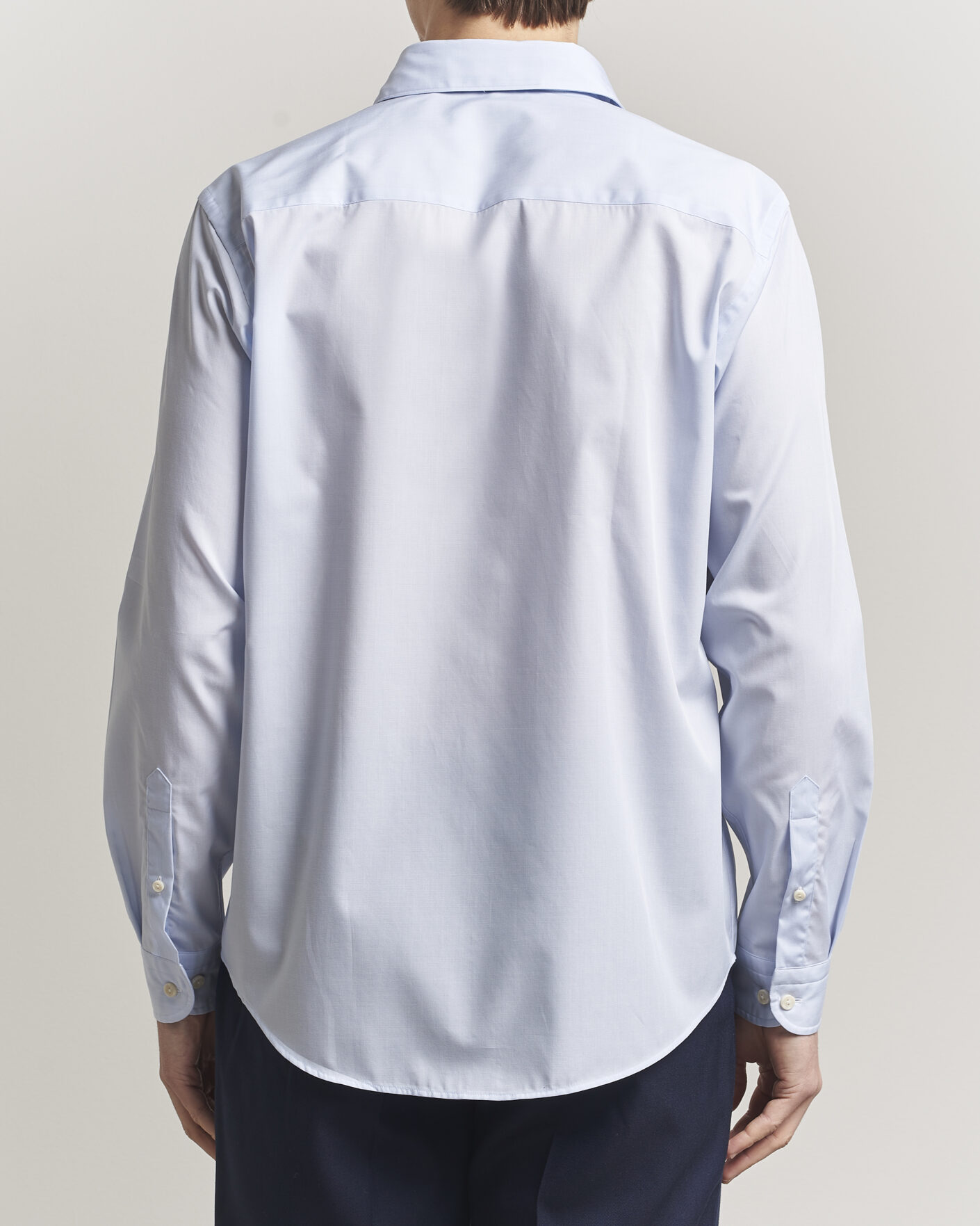 Men | Shirts | Eton | Casual Fit Breeze Poplin Shirt Light Blue