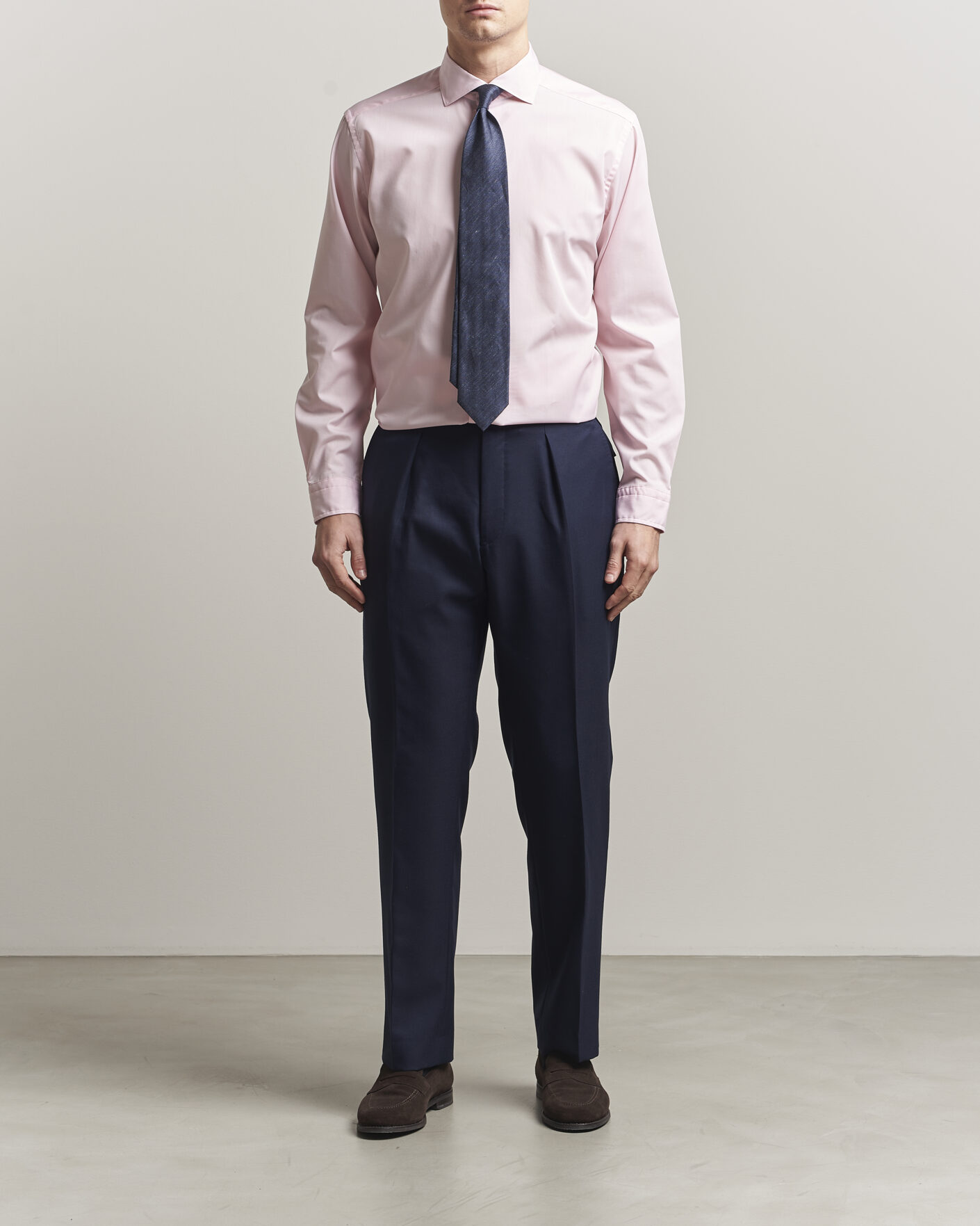 Men | Shirts | Eton | Casual Fit Breeze Poplin Shirt Pink