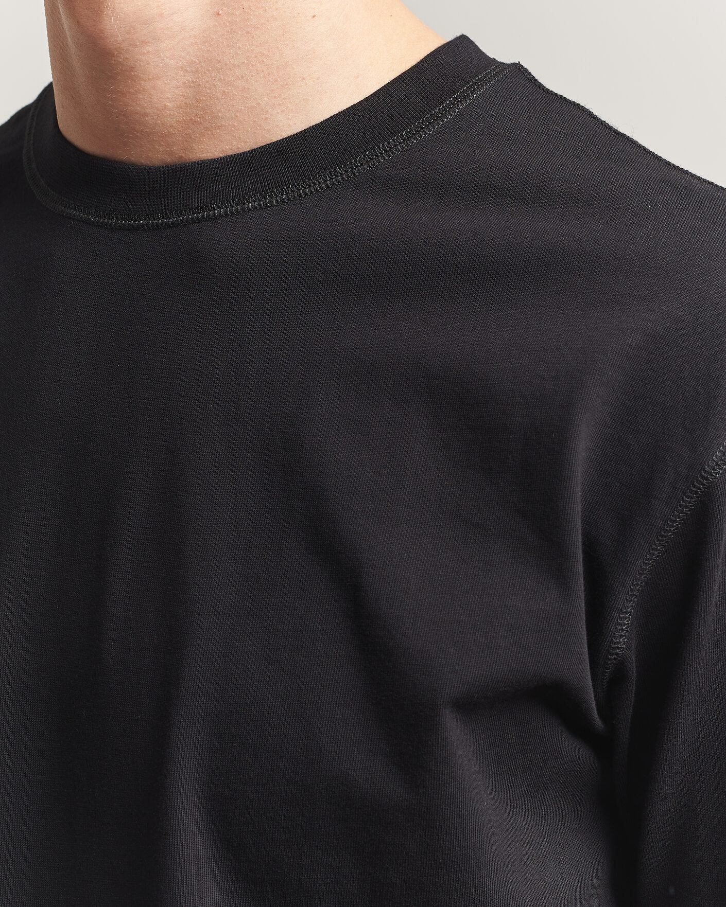 Men | T-Shirts | Drake's | Short Sleeve Hiking T-Shirt Black