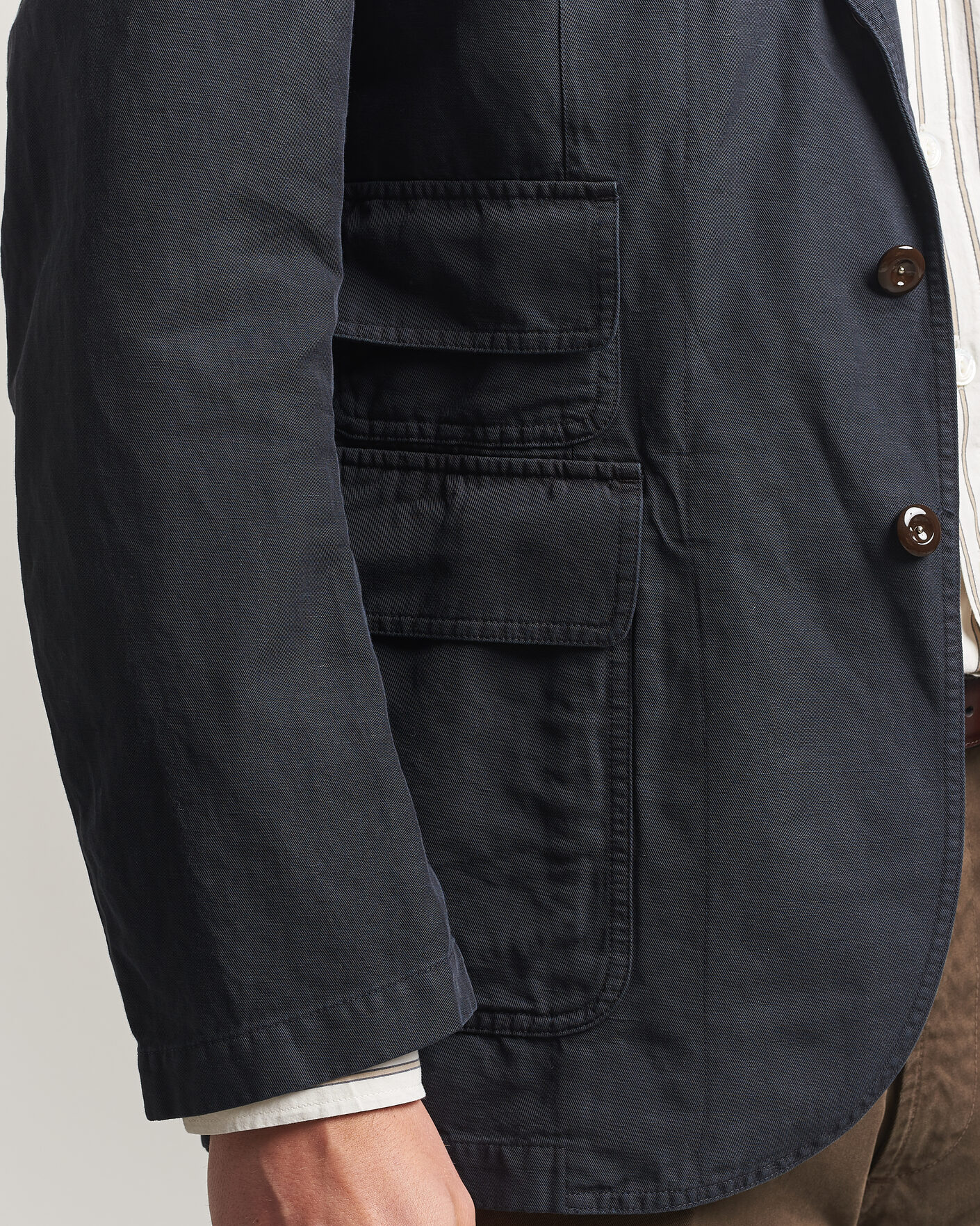 Men | Blazers | Drake's | MKIV Clean Twill Games Blazer Navy