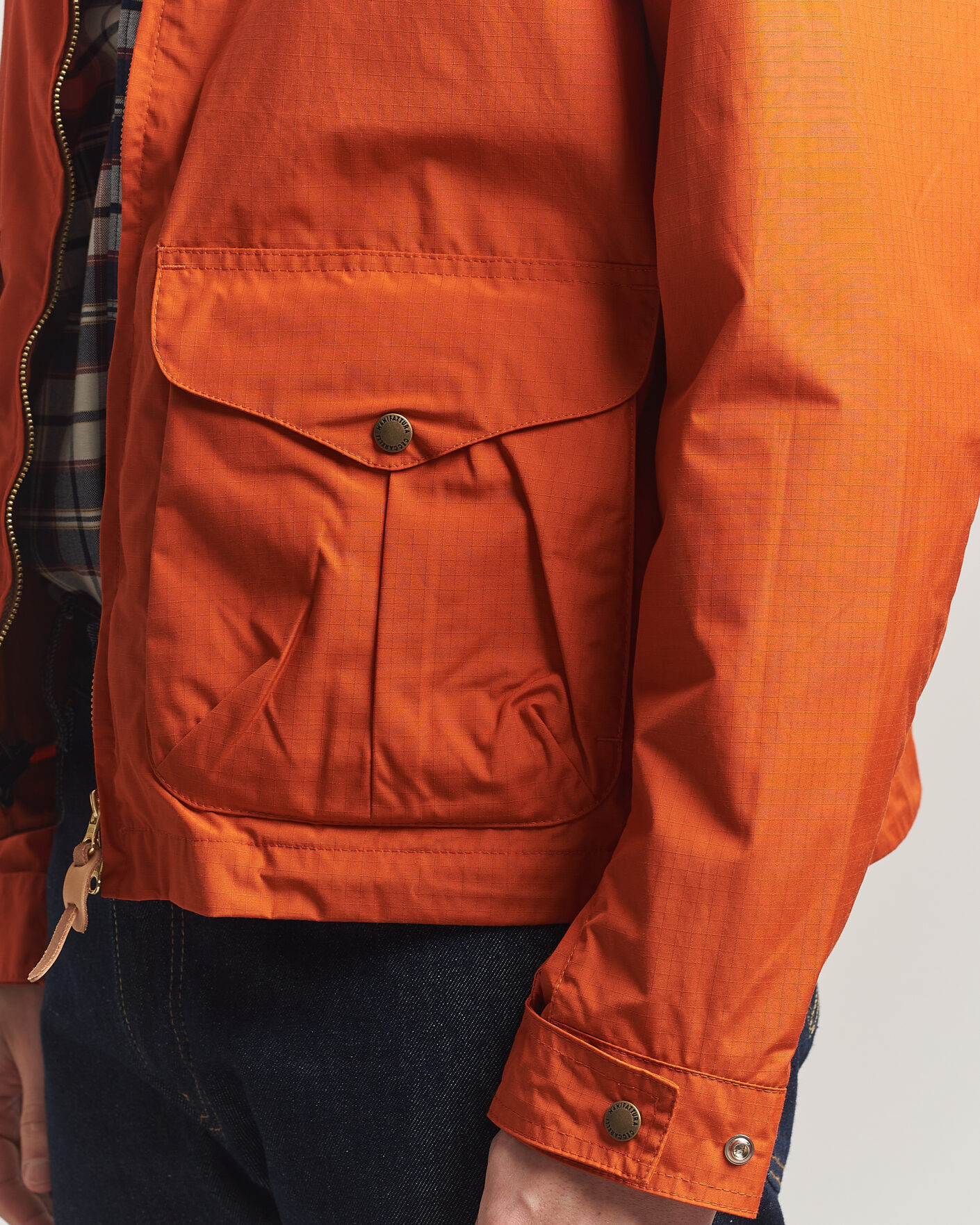 Men | Coats & Jackets | Manifattura Ceccarelli | All Season Blazer Coat Orange