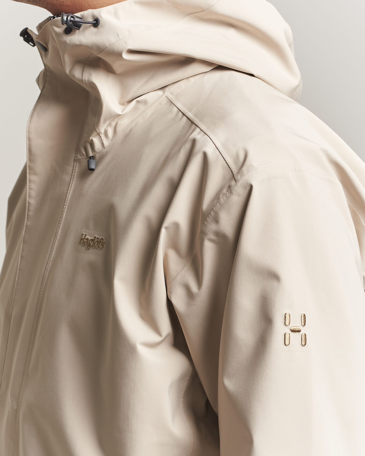 Men | Coats & Jackets | Haglöfs | Breeze Proof Jacket Chalk Beige