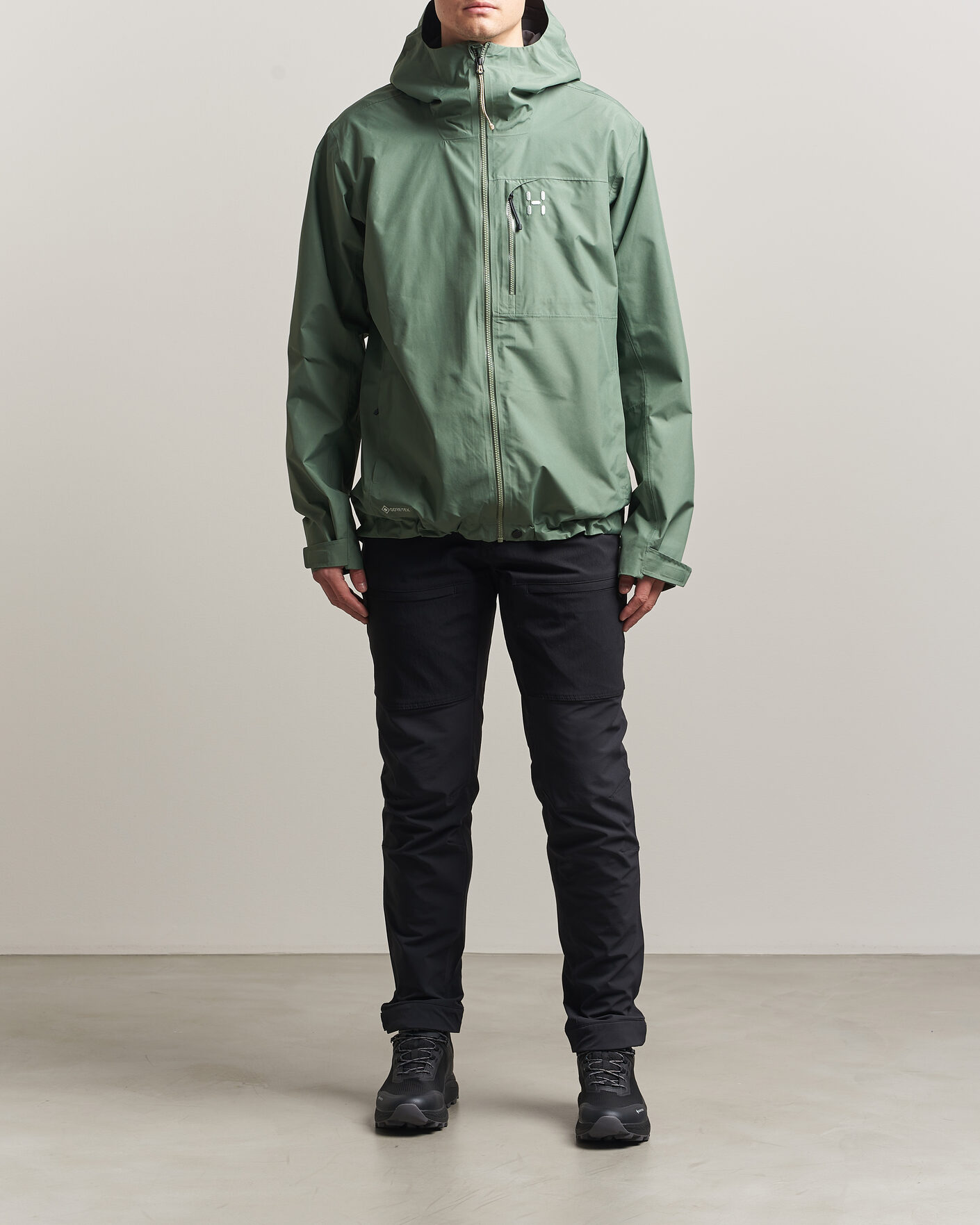 Haglöfs Alert Gore-Tex Jacket Chlorophyll Green at CareOfCarl.com