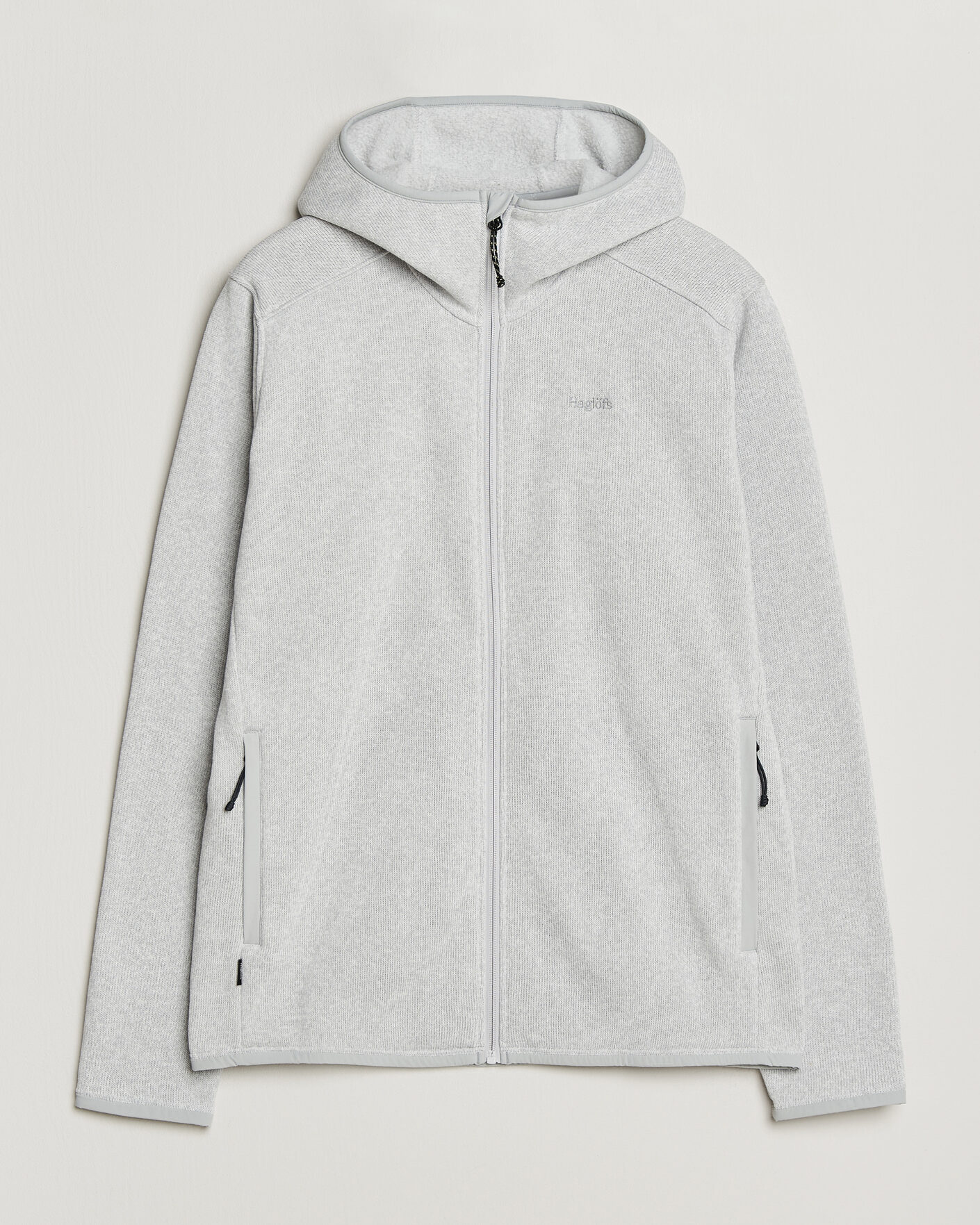Men | Sweaters & Knitwear | Haglöfs | Swook II Mid Hood Stone Grey