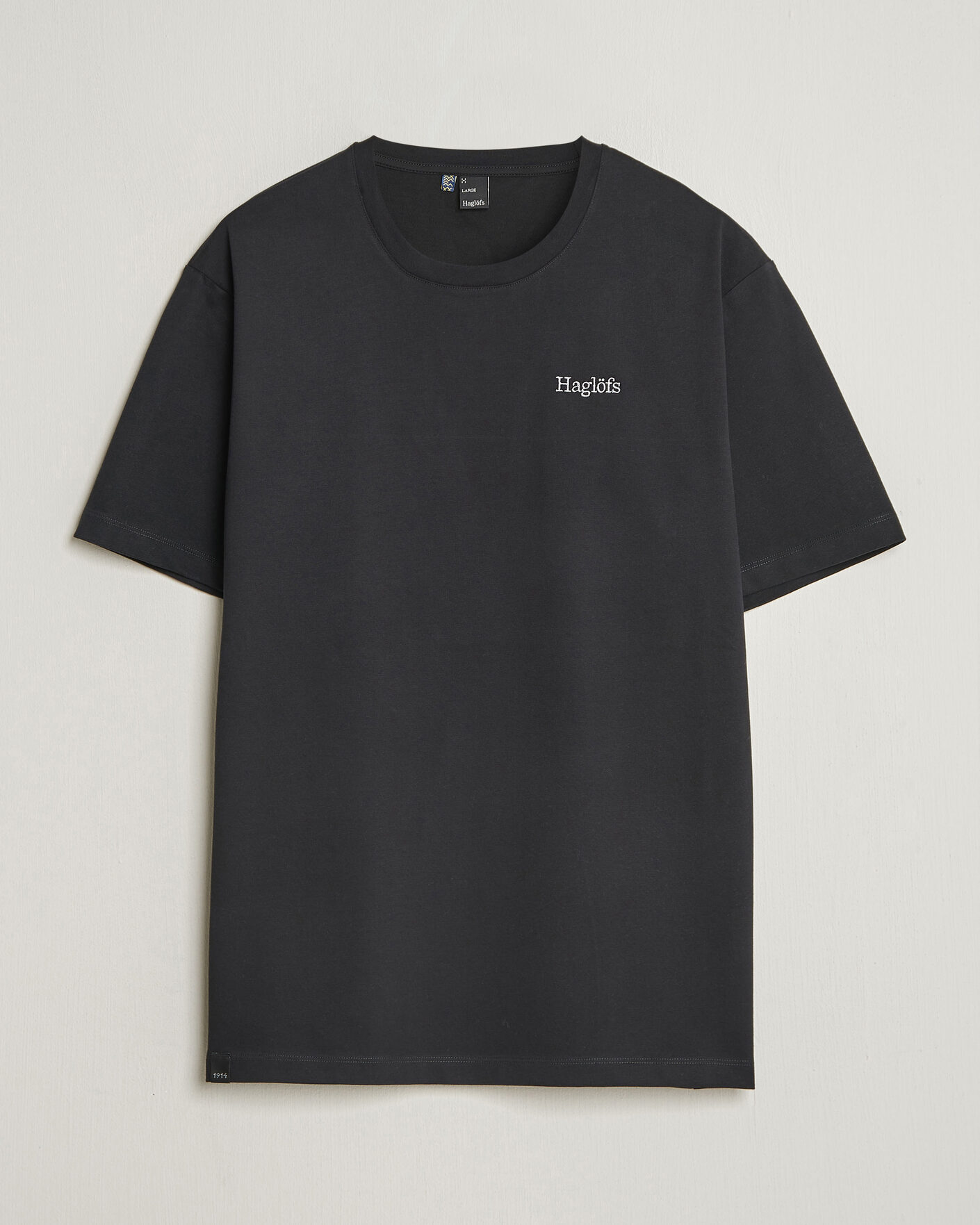 Men | T-Shirts | Haglöfs | Organic Cotton T-Shirt True Black