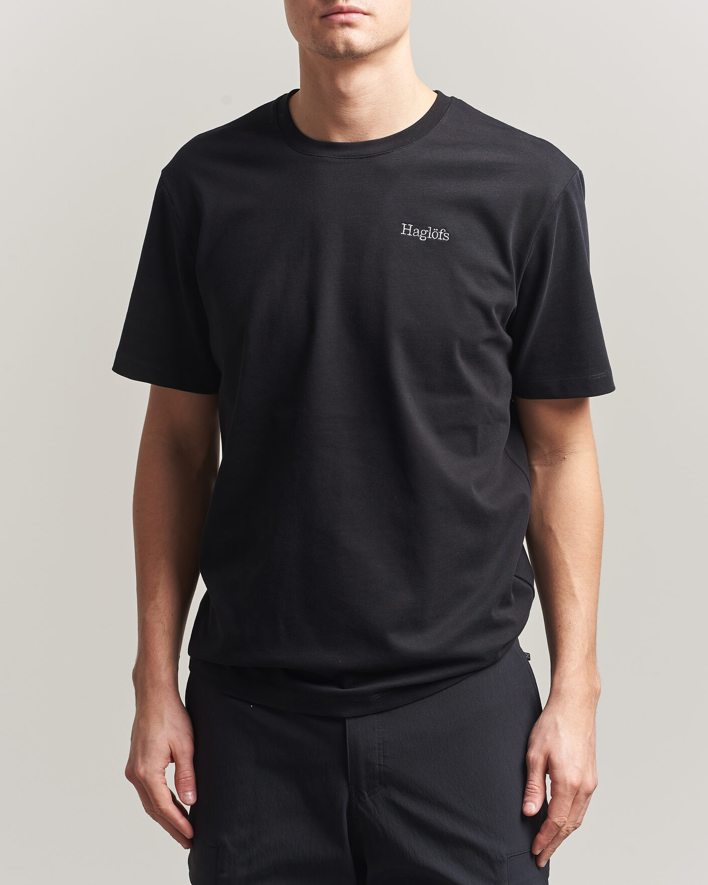 Men | T-Shirts | Haglöfs | Organic Cotton T-Shirt True Black