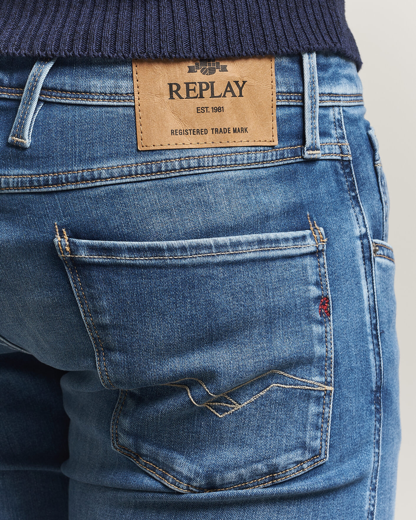 Men | Jeans | Replay | Anbass Powerstretch Jeans Medium Blue